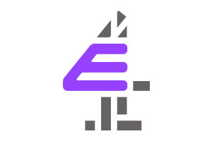 E4 logo. Copyright: Channel 4 Television Corporation