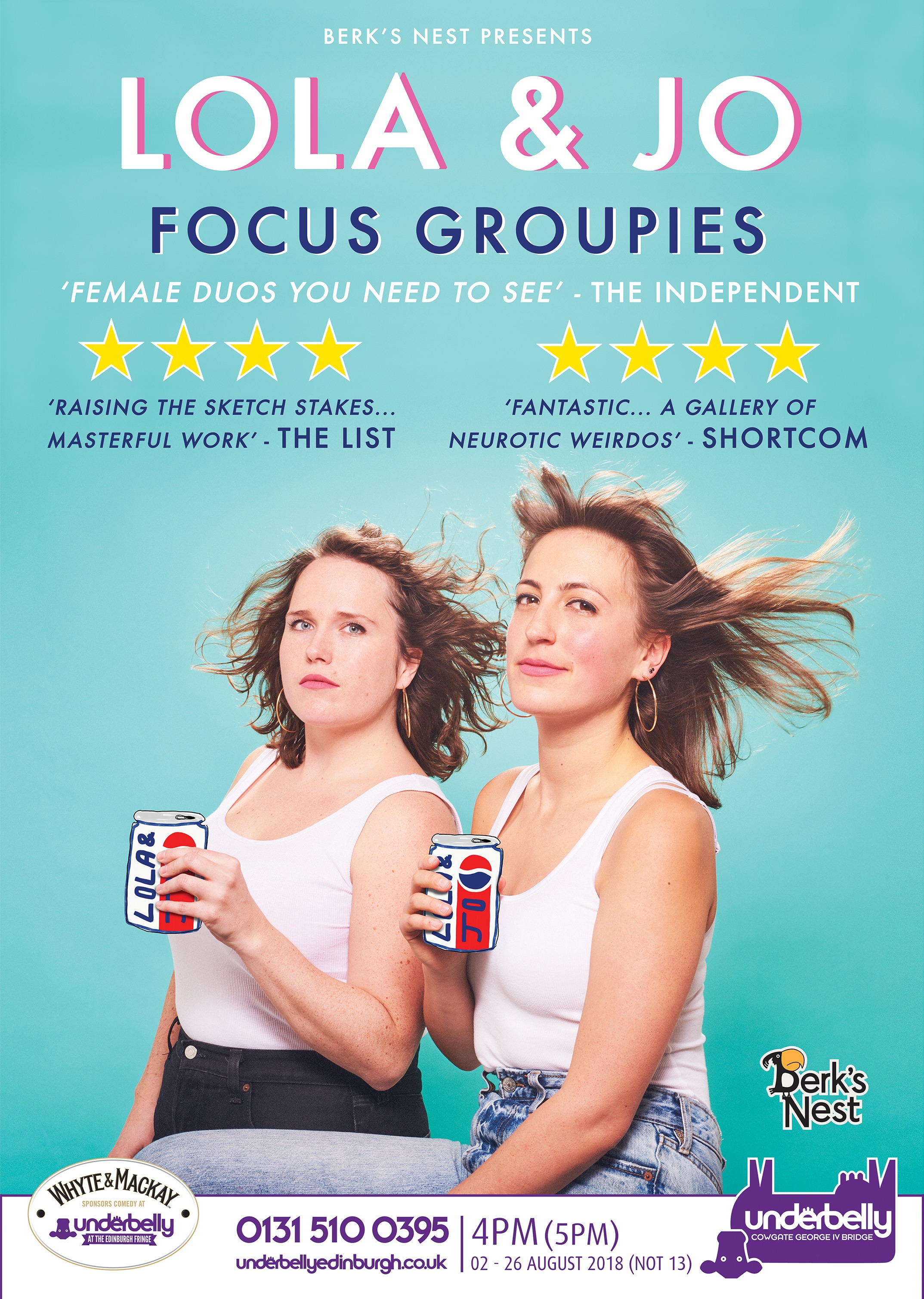 The poster for Lola and Jo: Focus Groupies