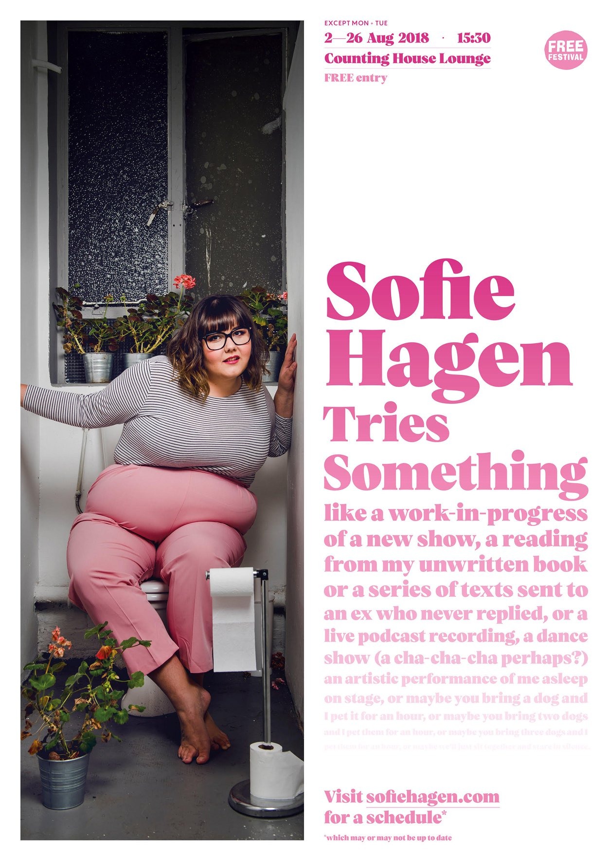 The poster for Sofie Hagen Tries Something