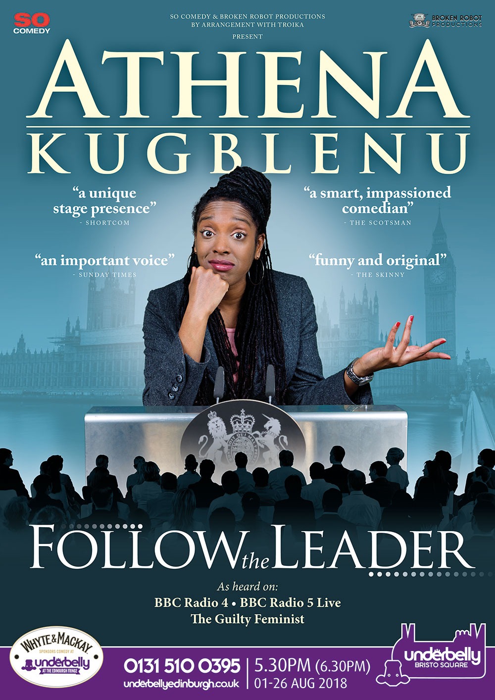The poster for Athena Kugblenu: Follow The Leader