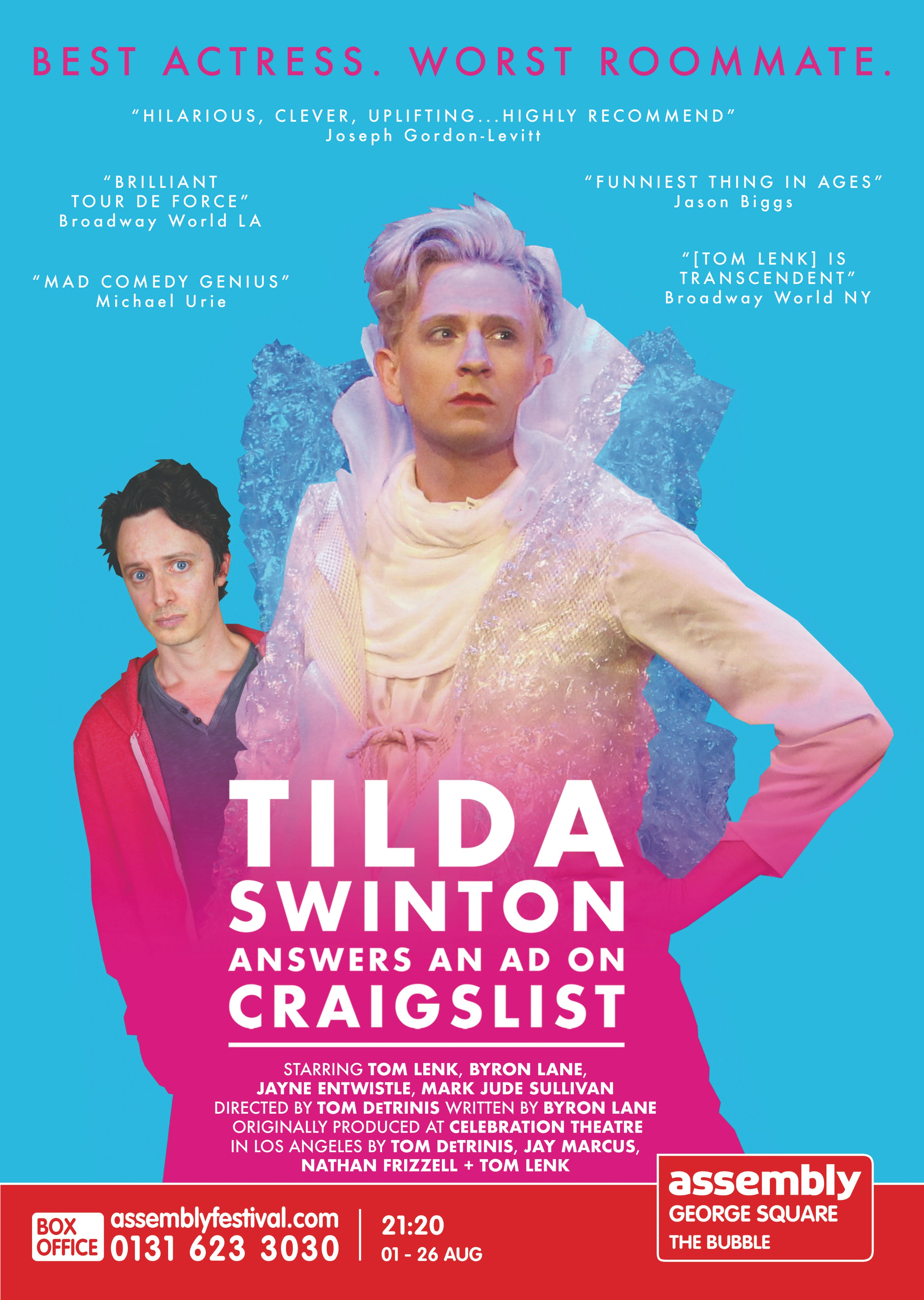 The poster for Tilda Swinton Answers An Ad On Craigslist