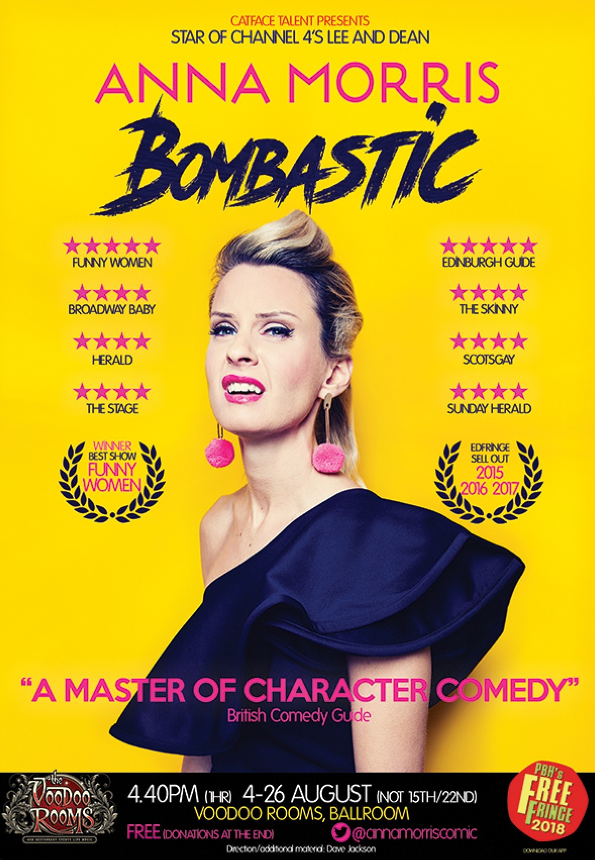 The poster for Anna Morris: Bombastic