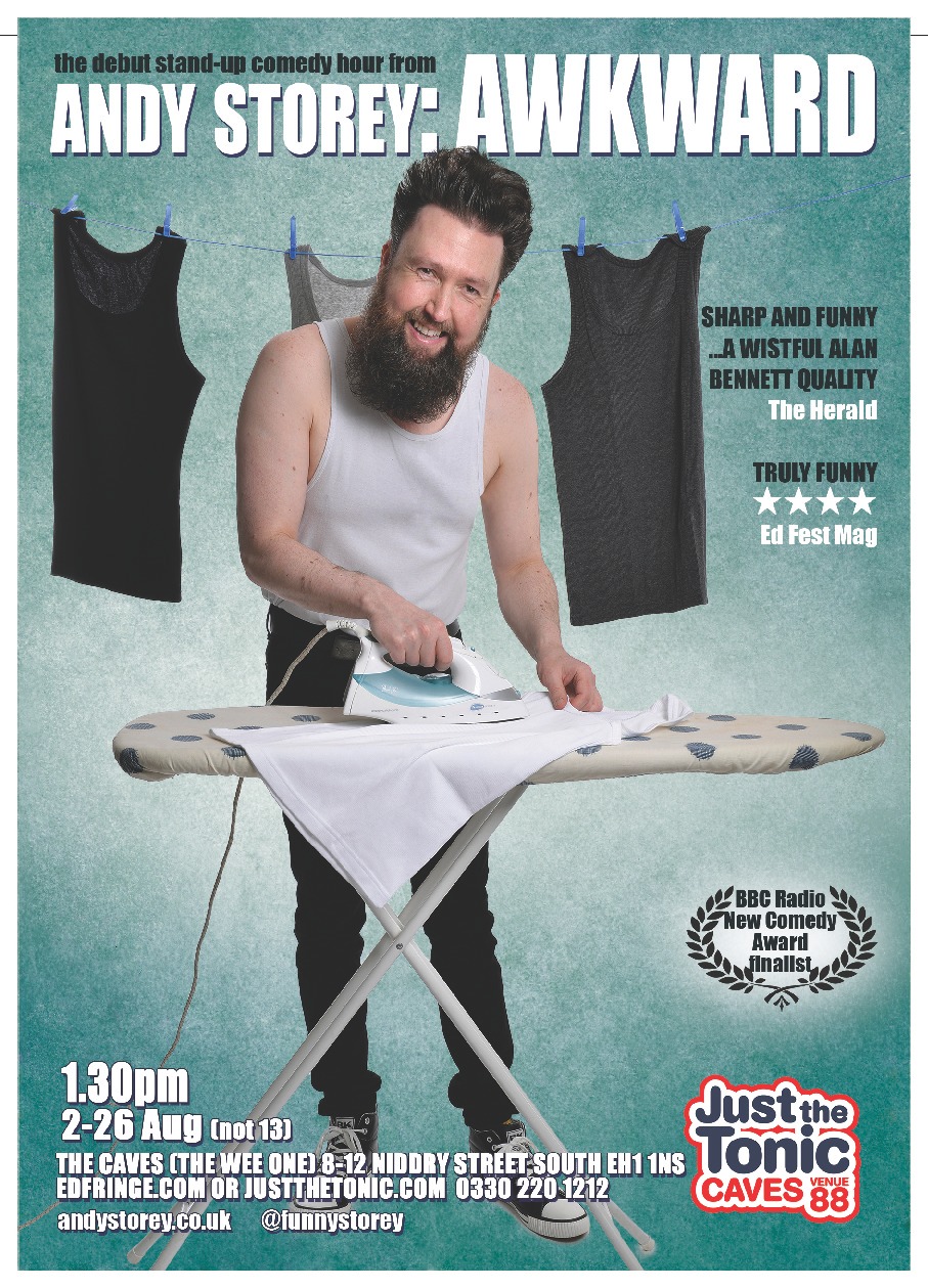 The poster for Andy Storey: Awkward