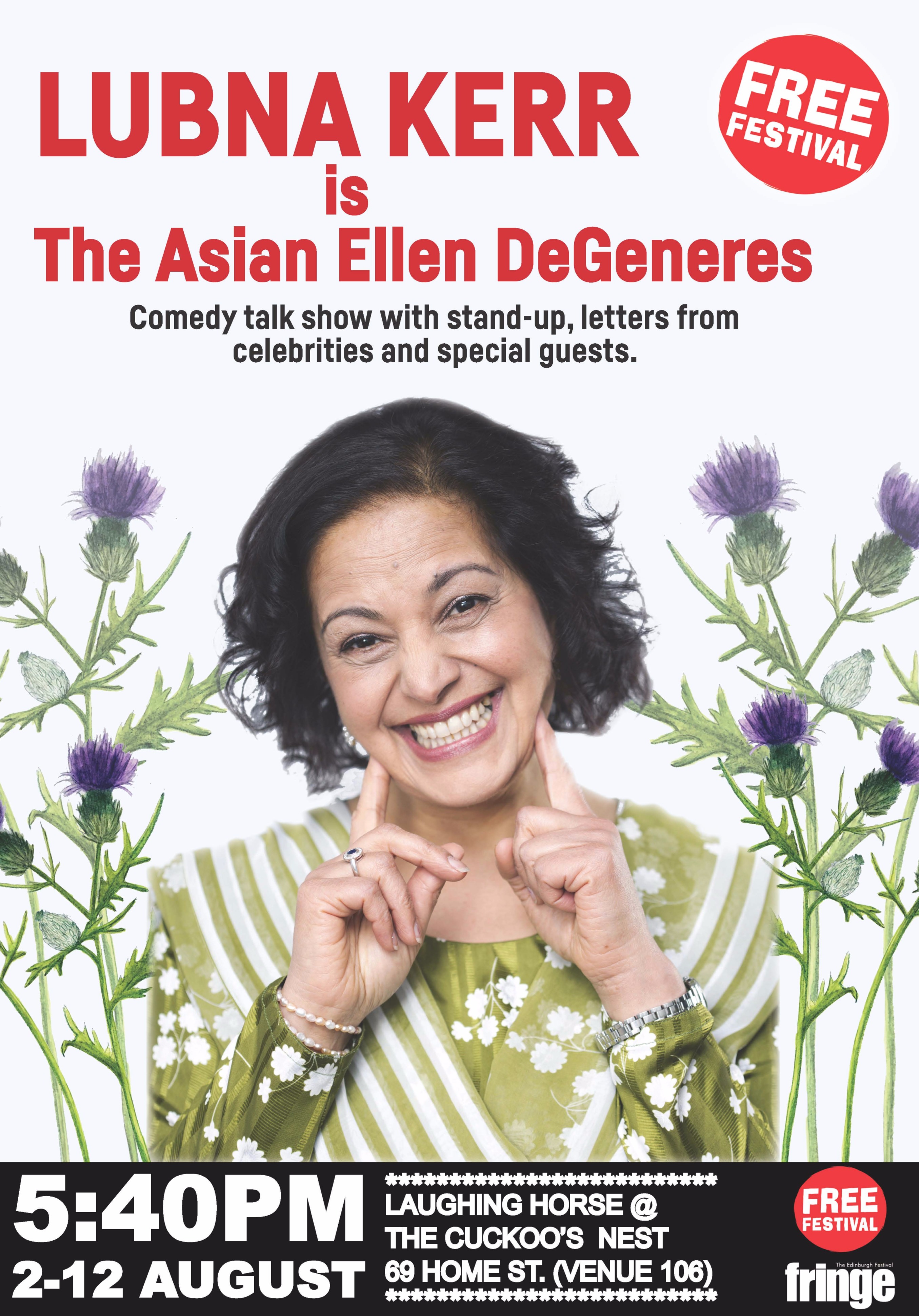 The poster for Asian Ellen DeGeneres
