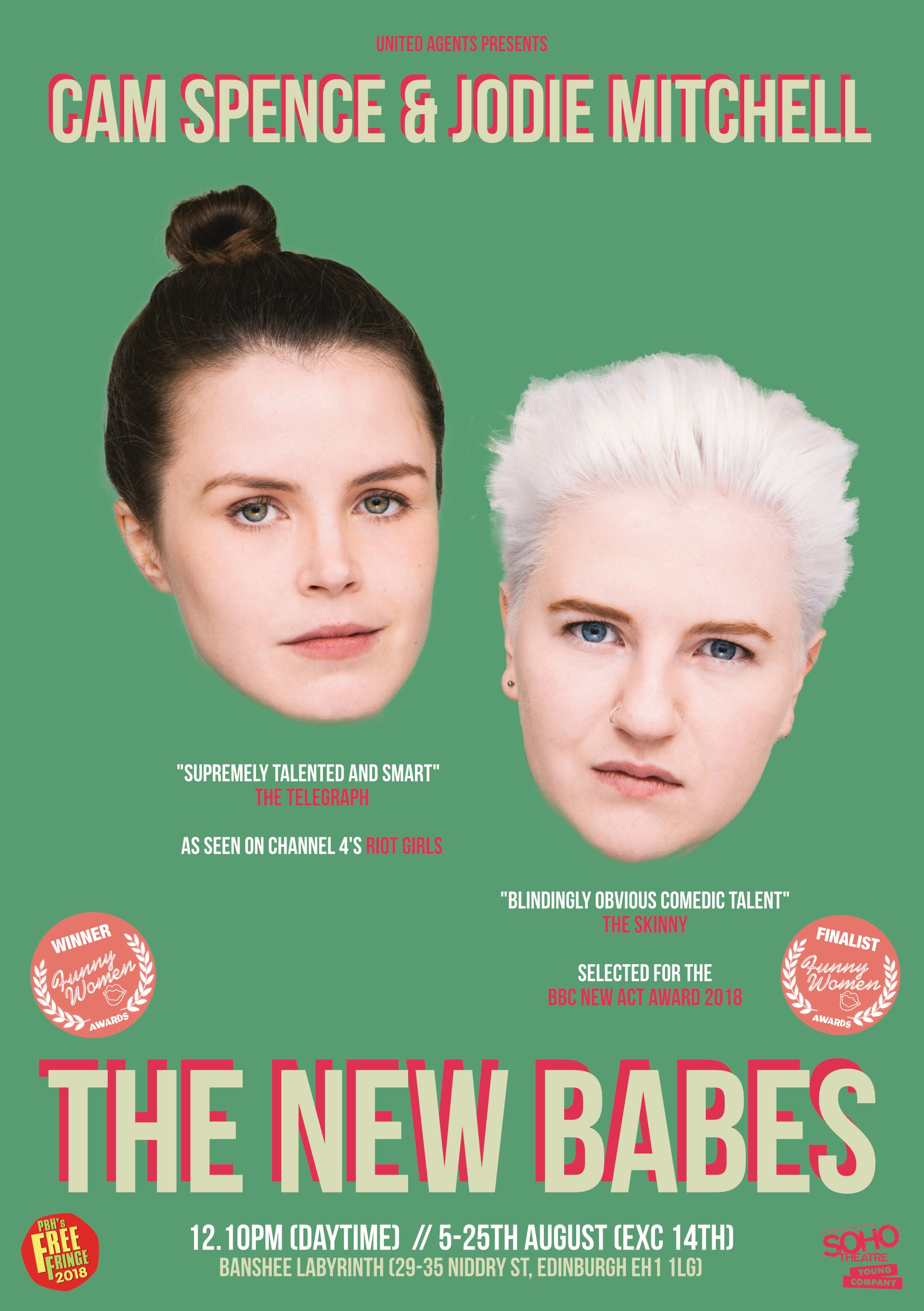 The poster for Cam Spence and Jodie Mitchell: The New Babes