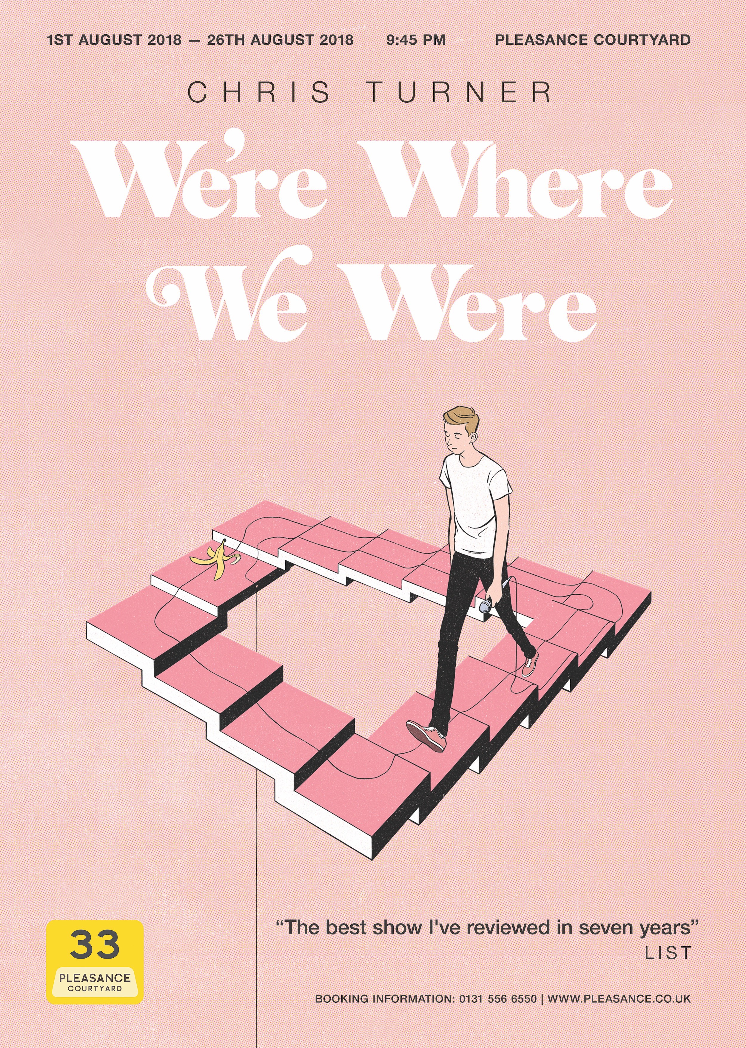 The poster for Chris Turner: We're Where We Were