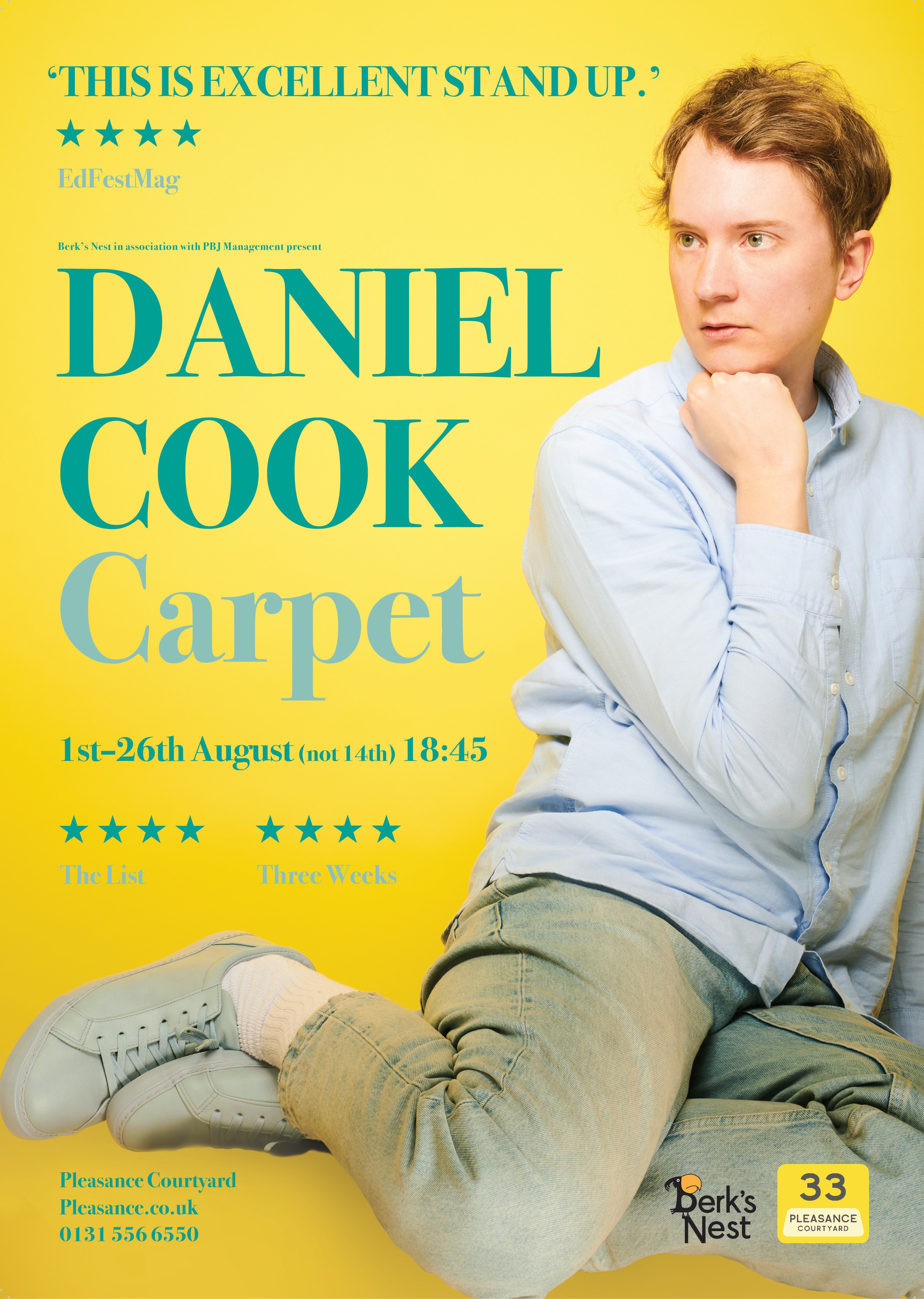 The poster for Daniel Cook: Carpet