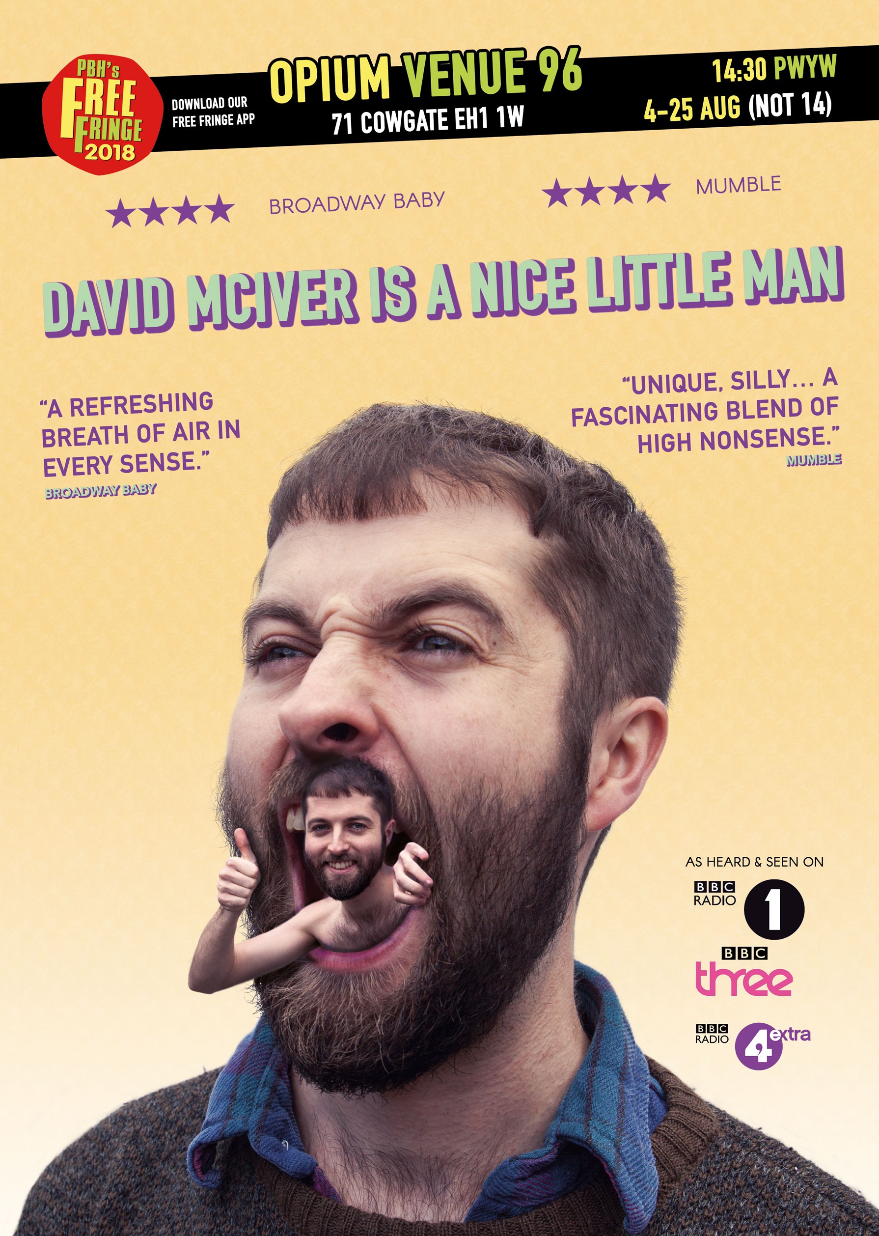 The poster for David McIver Is a Nice Little Man