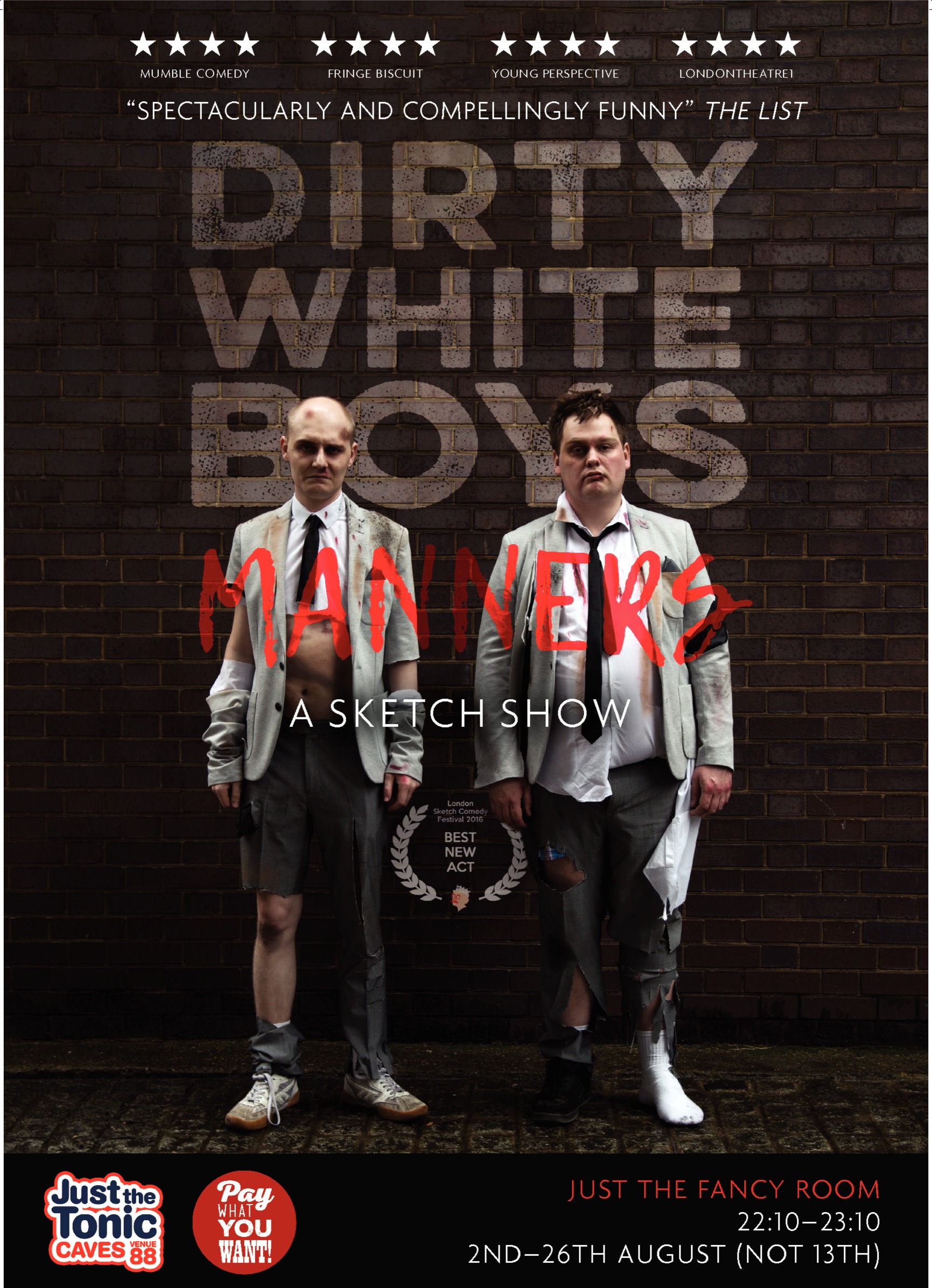 The poster for Dirty White Boys: Manners