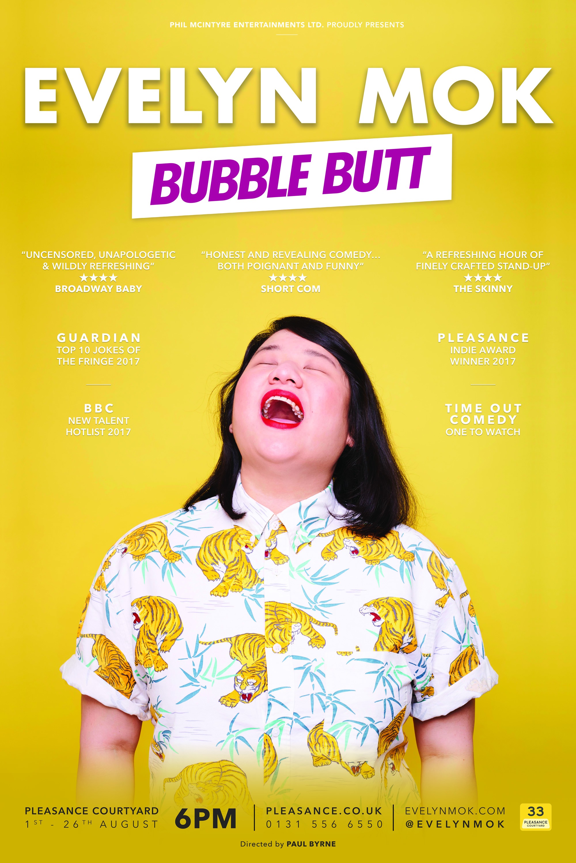 The poster for Evelyn Mok: Bubble Butt
