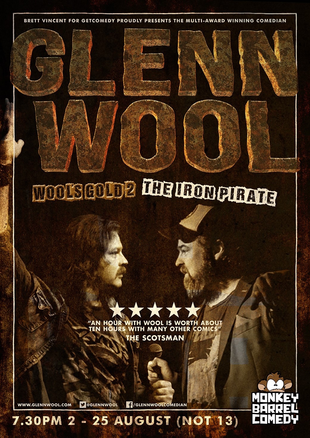 The poster for Glenn Wool: Wool's Gold II (The Iron Pirate)