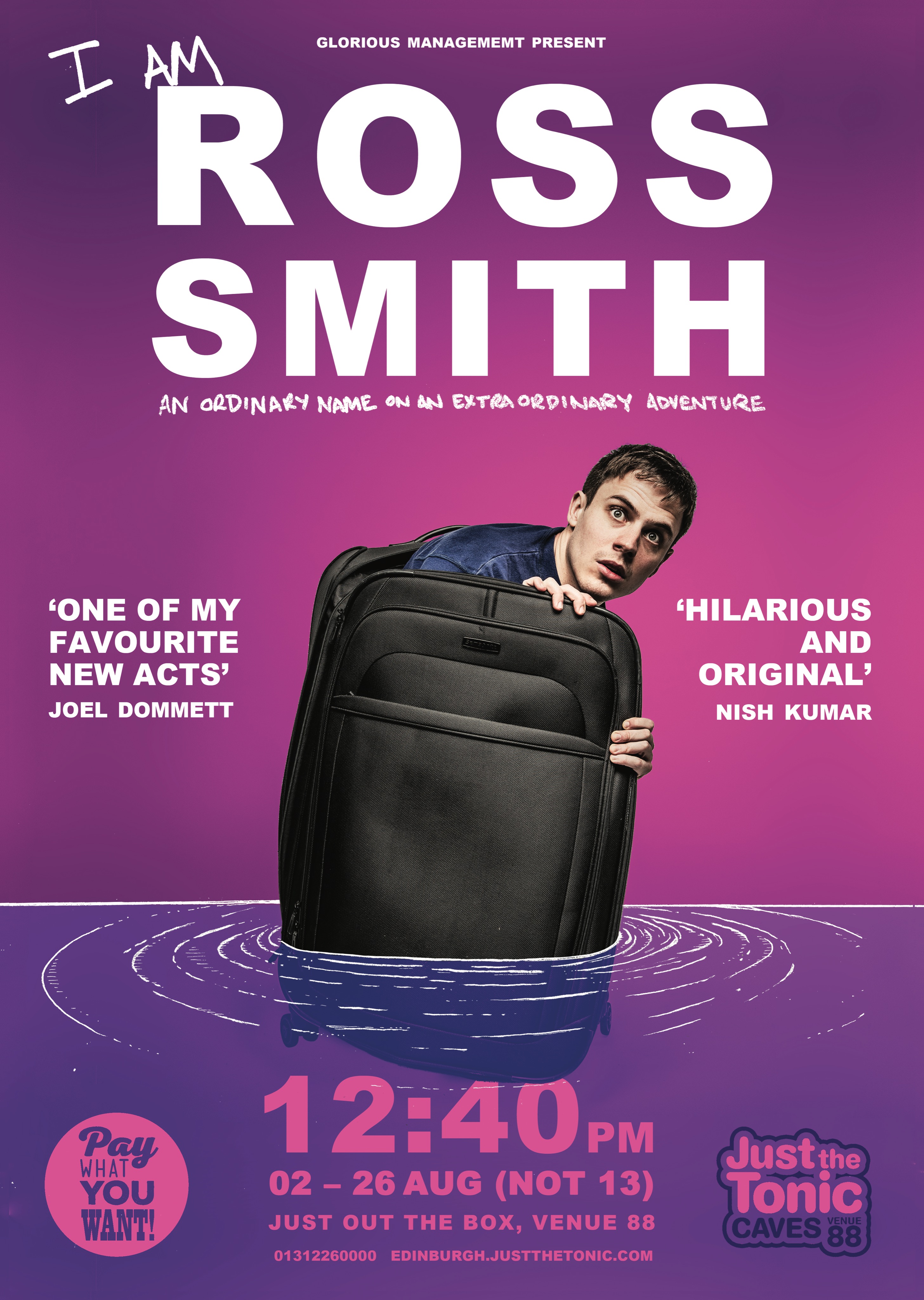 The poster for I Am Ross Smith