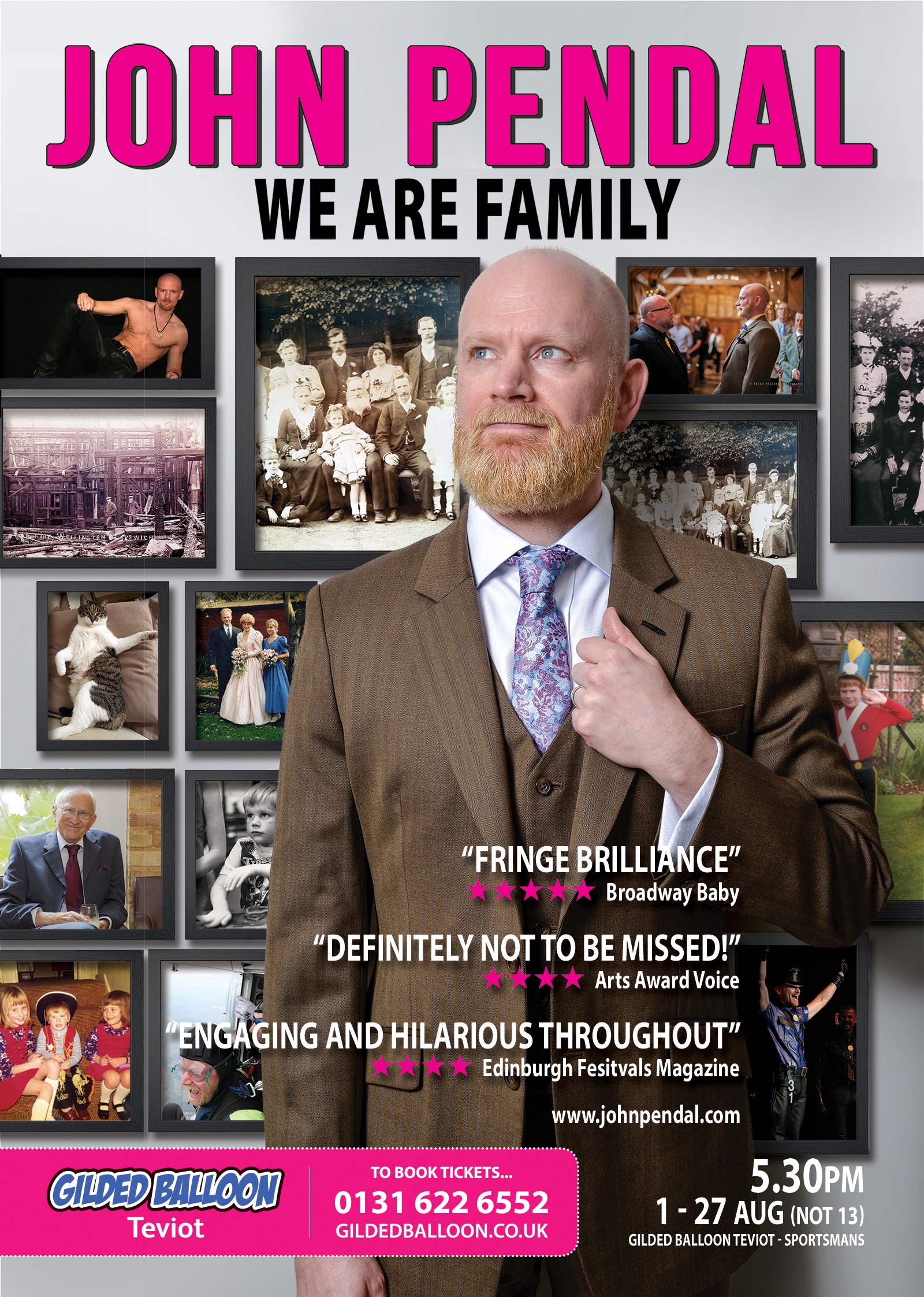 The poster for John Pendal: We Are Family