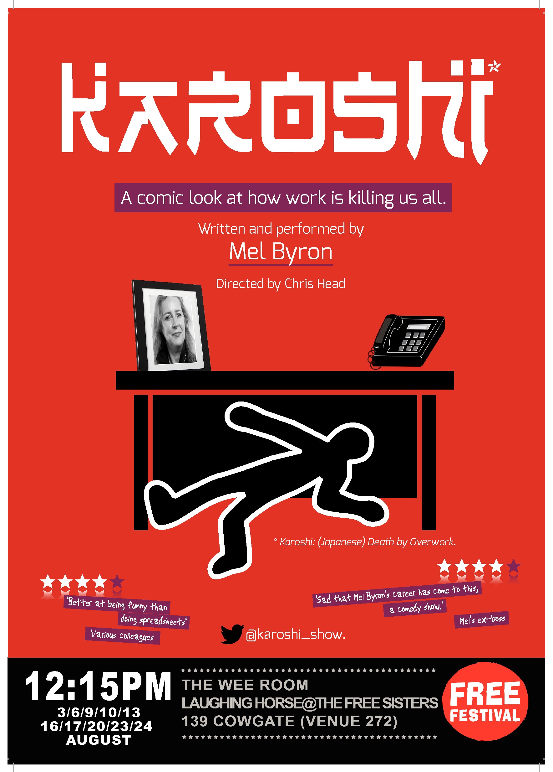 The poster for Karoshi