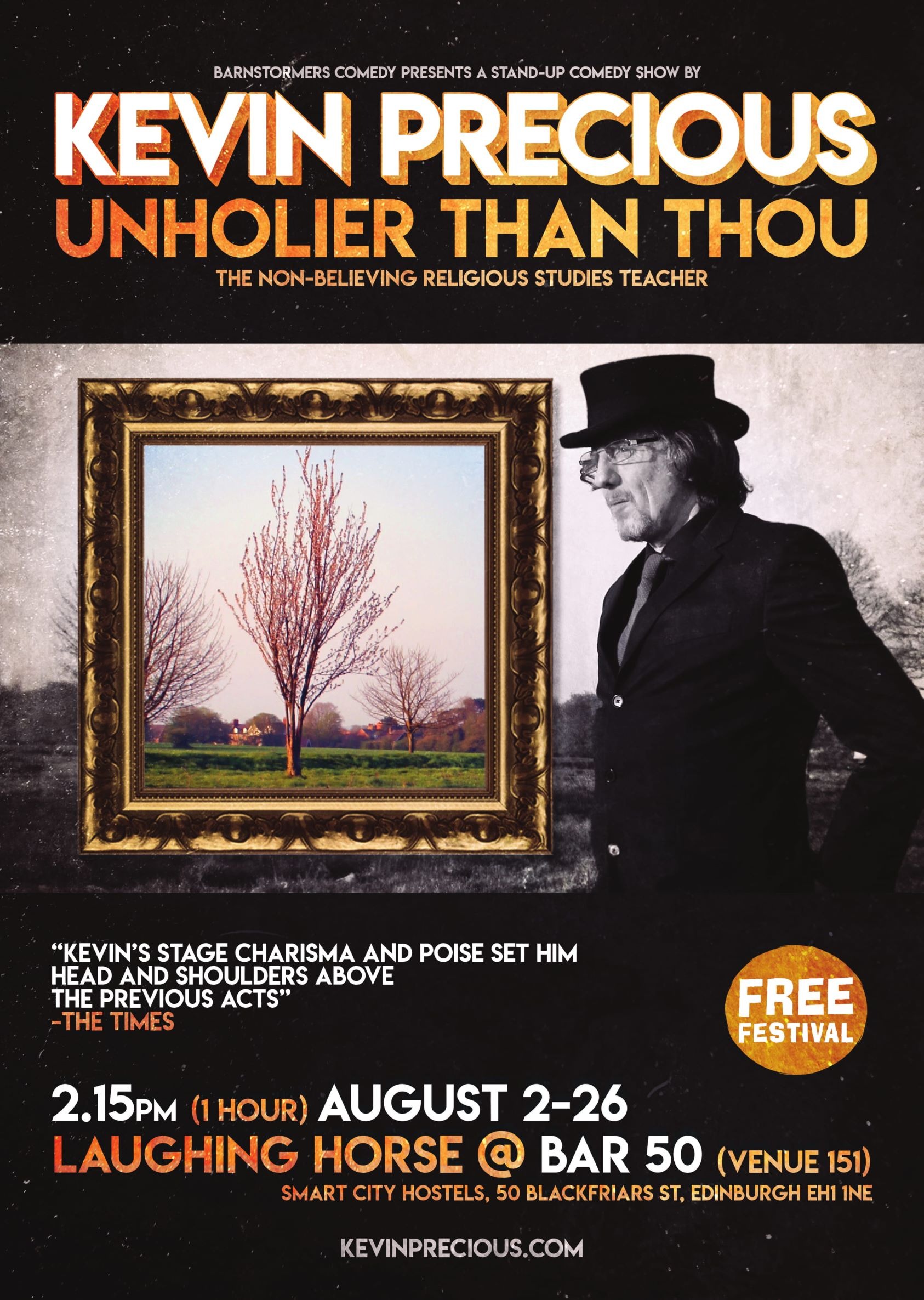 The poster for Kevin Precious Unholier Than Thou: The Non-Believing Religious Studies Teacher