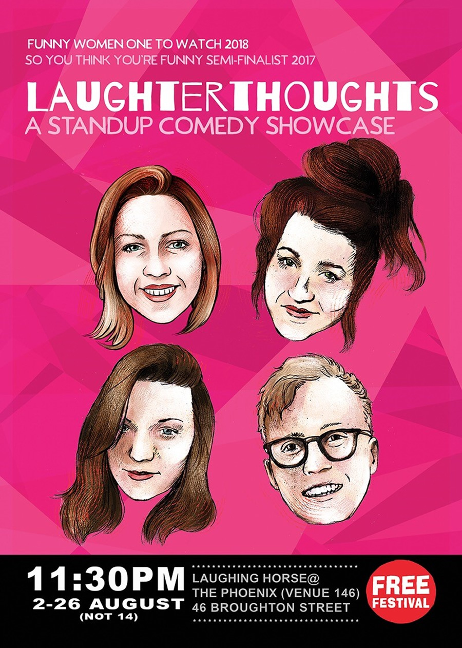 The poster for Laughterthoughts: A Comedy Showcase