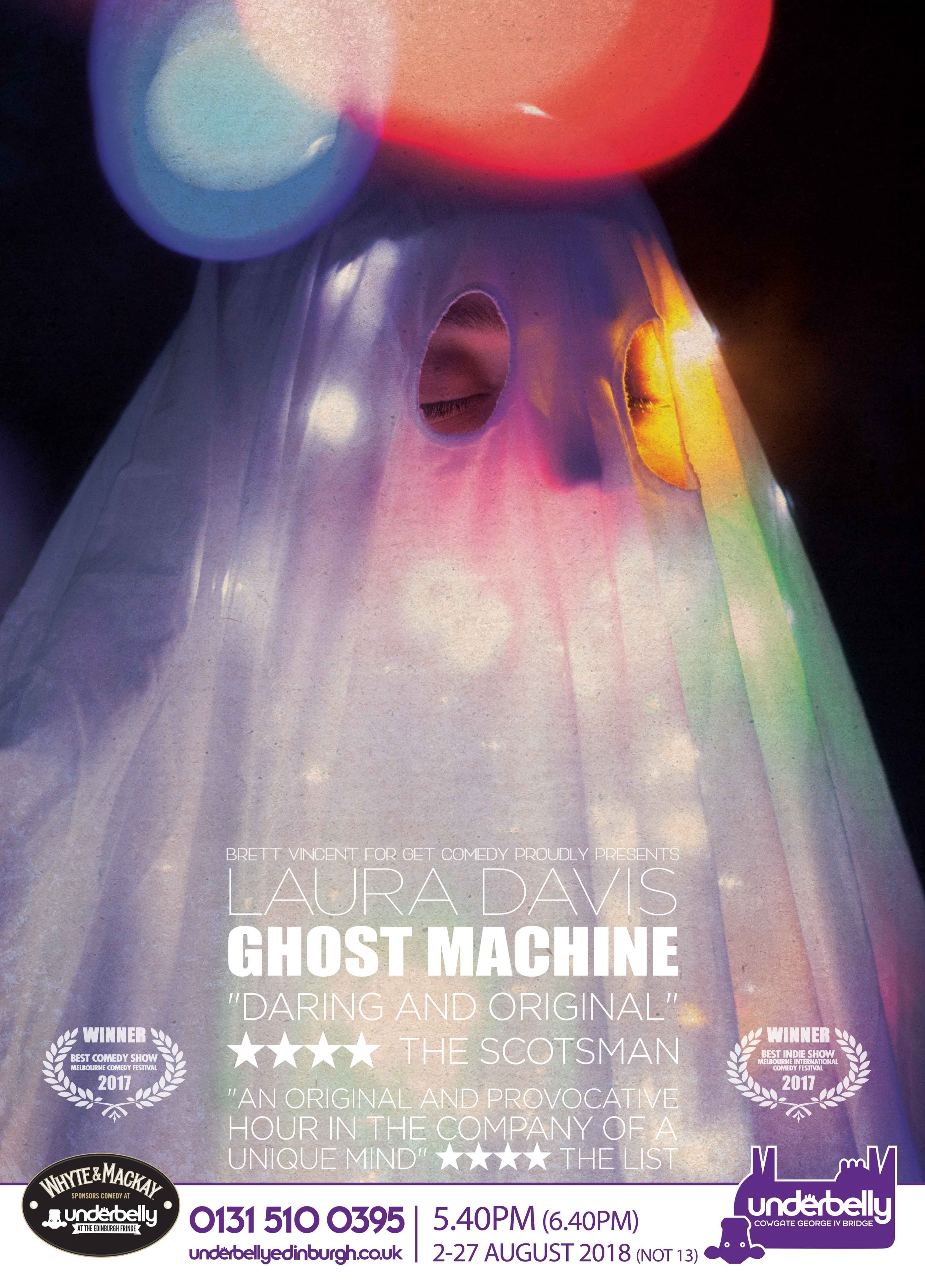 The poster for Laura Davis: Ghost Machine