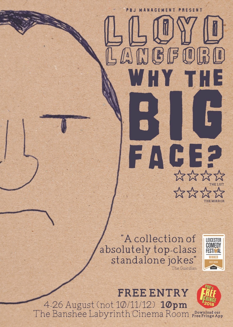 The poster for Lloyd Langford: Why the Big Face?