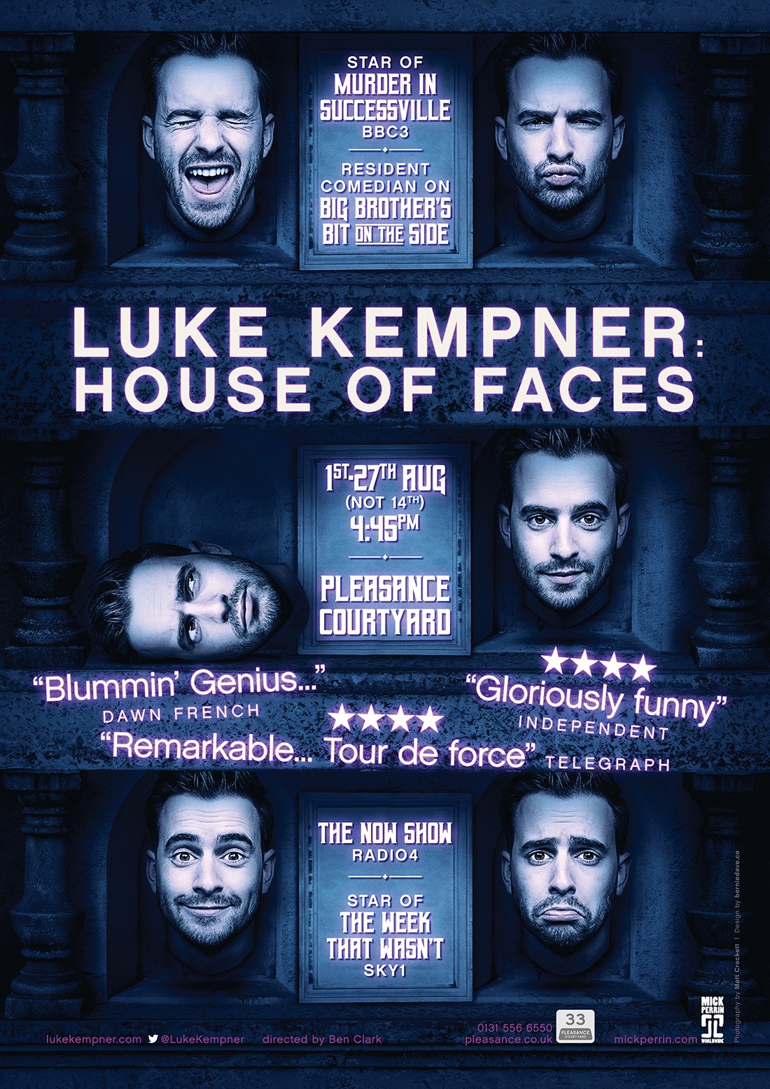 The poster for Luke Kempner: House of Faces