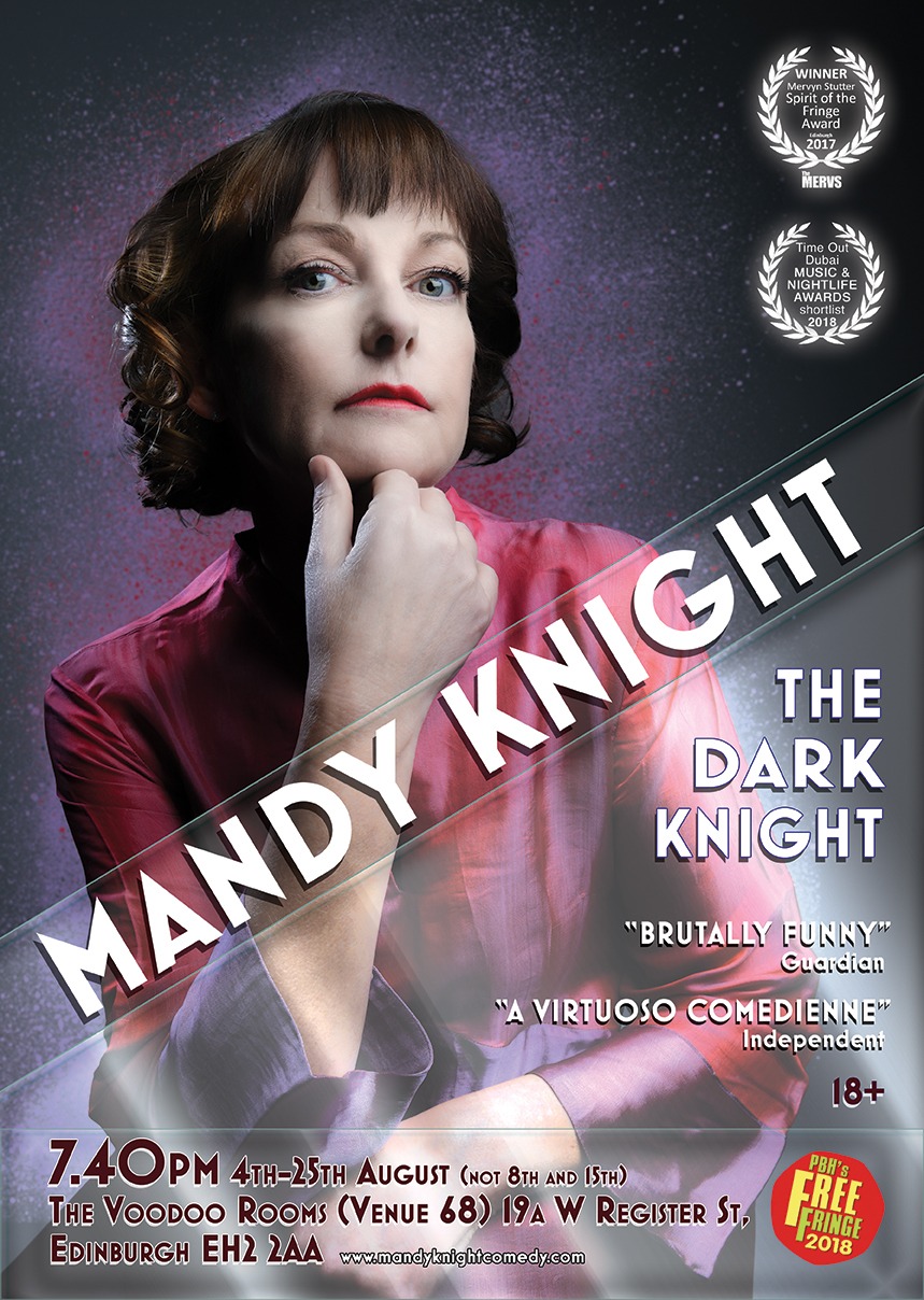 The poster for Mandy Knight: The Dark Knight