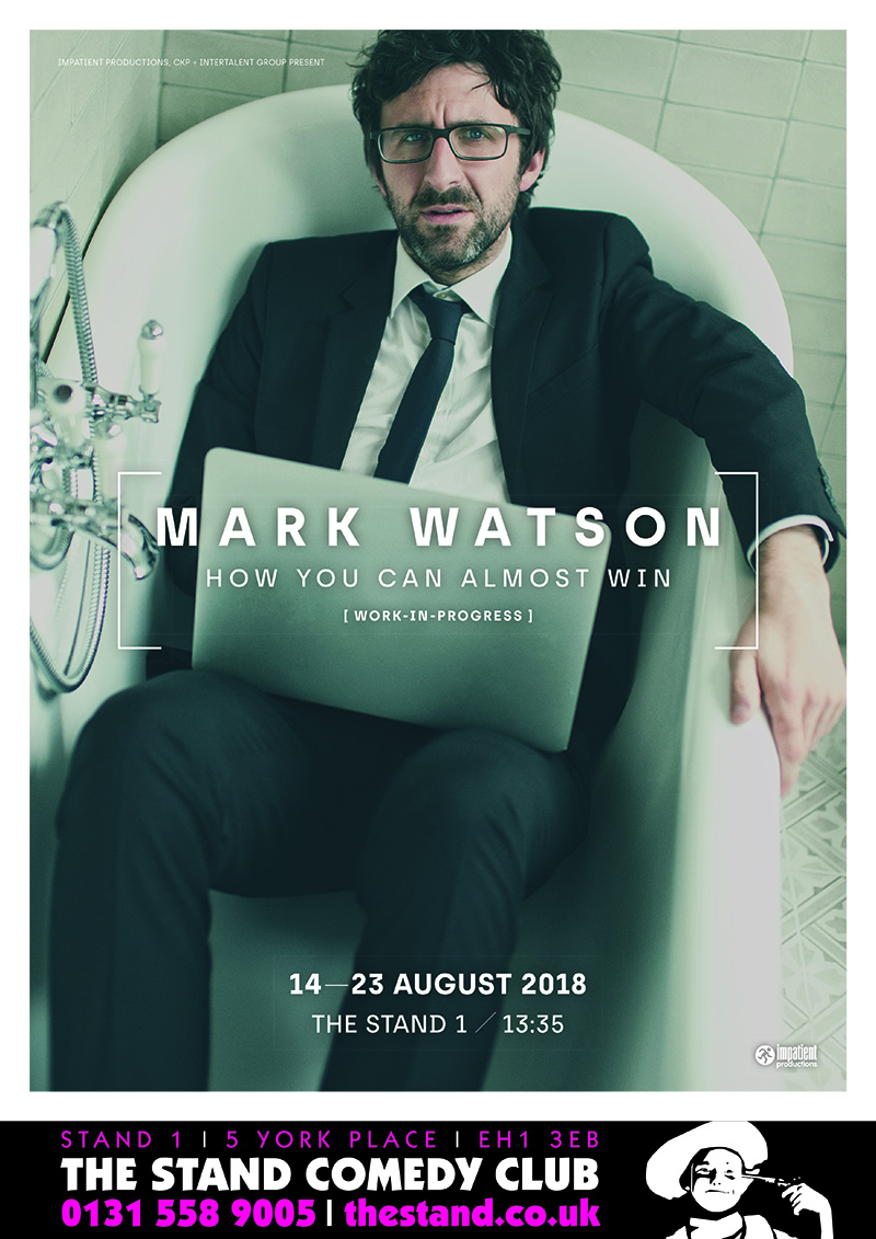 The poster for Mark Watson: How You Can Almost Win (Work in Progress)