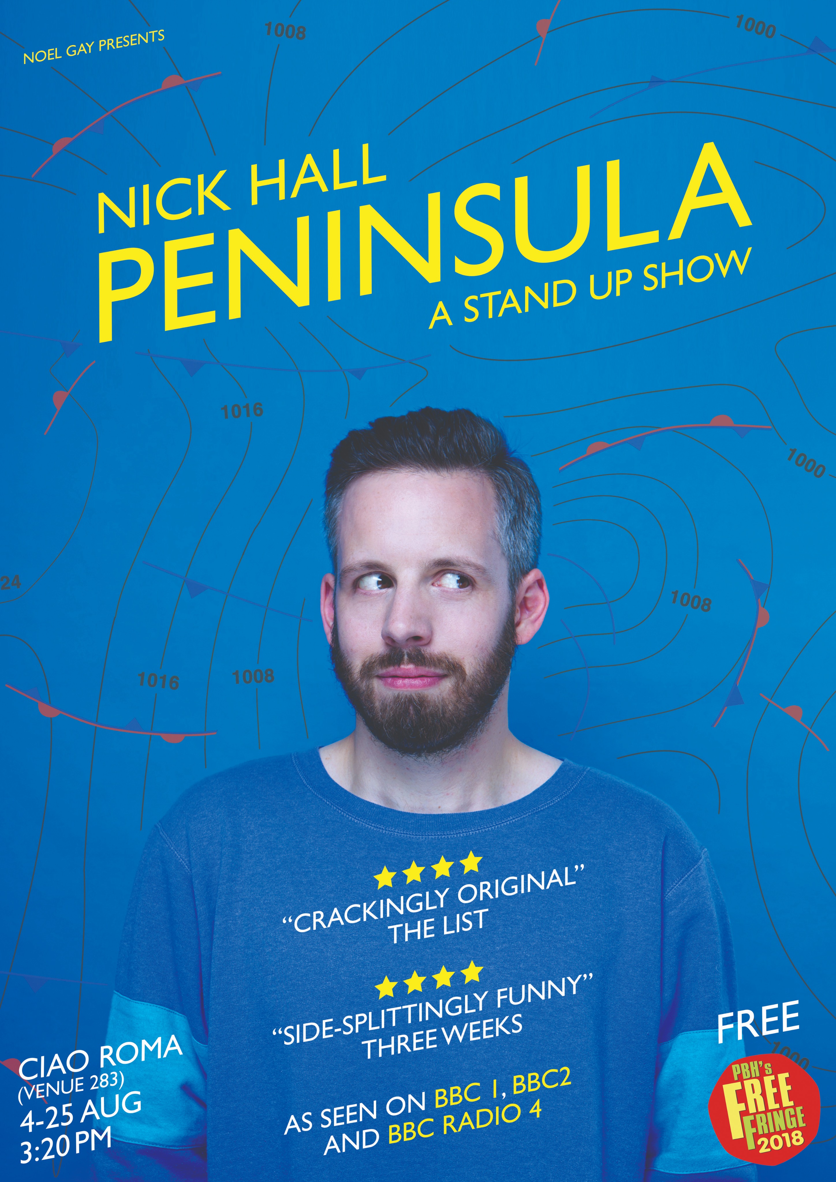 The poster for Nick Hall: Peninsula