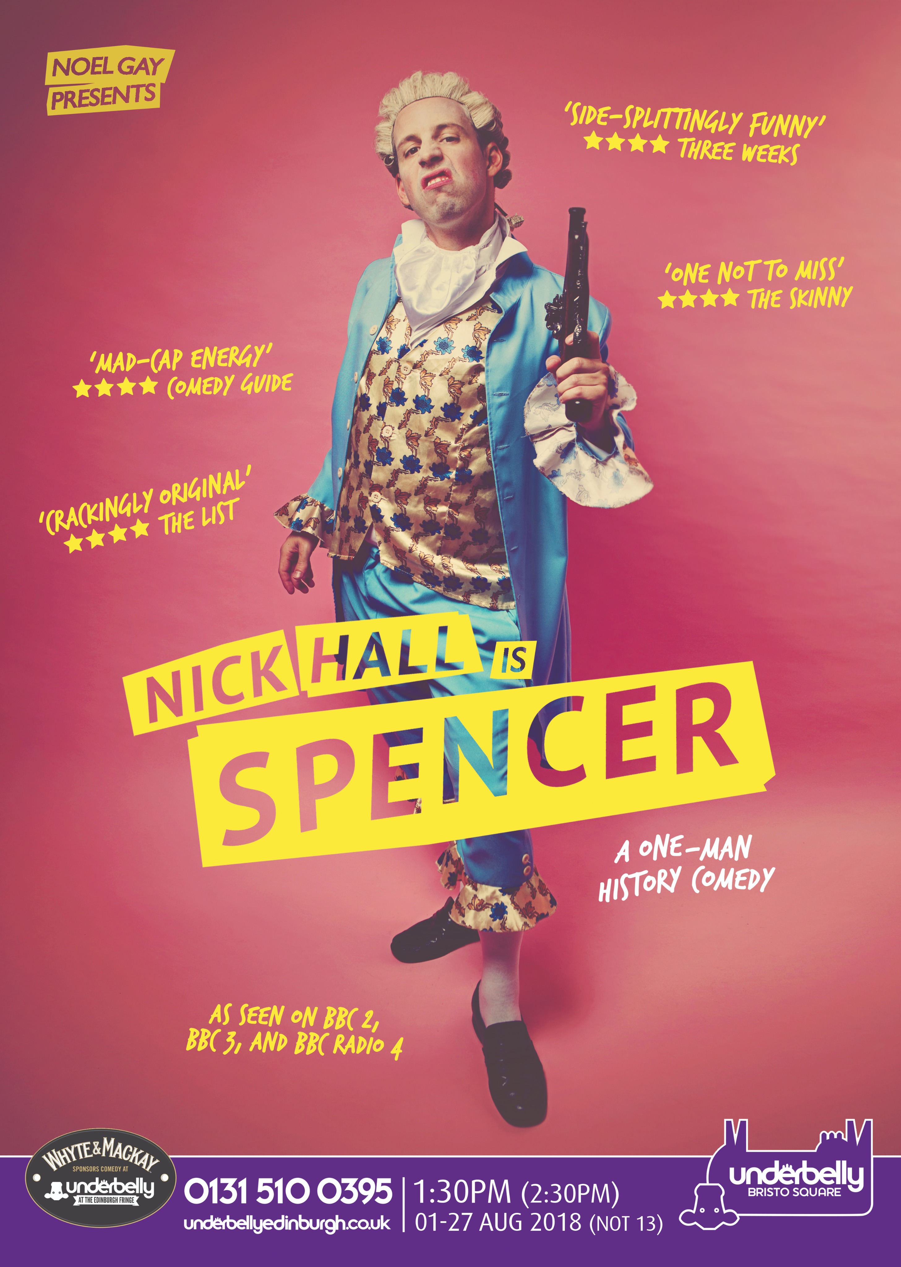 The poster for Nick Hall: Spencer