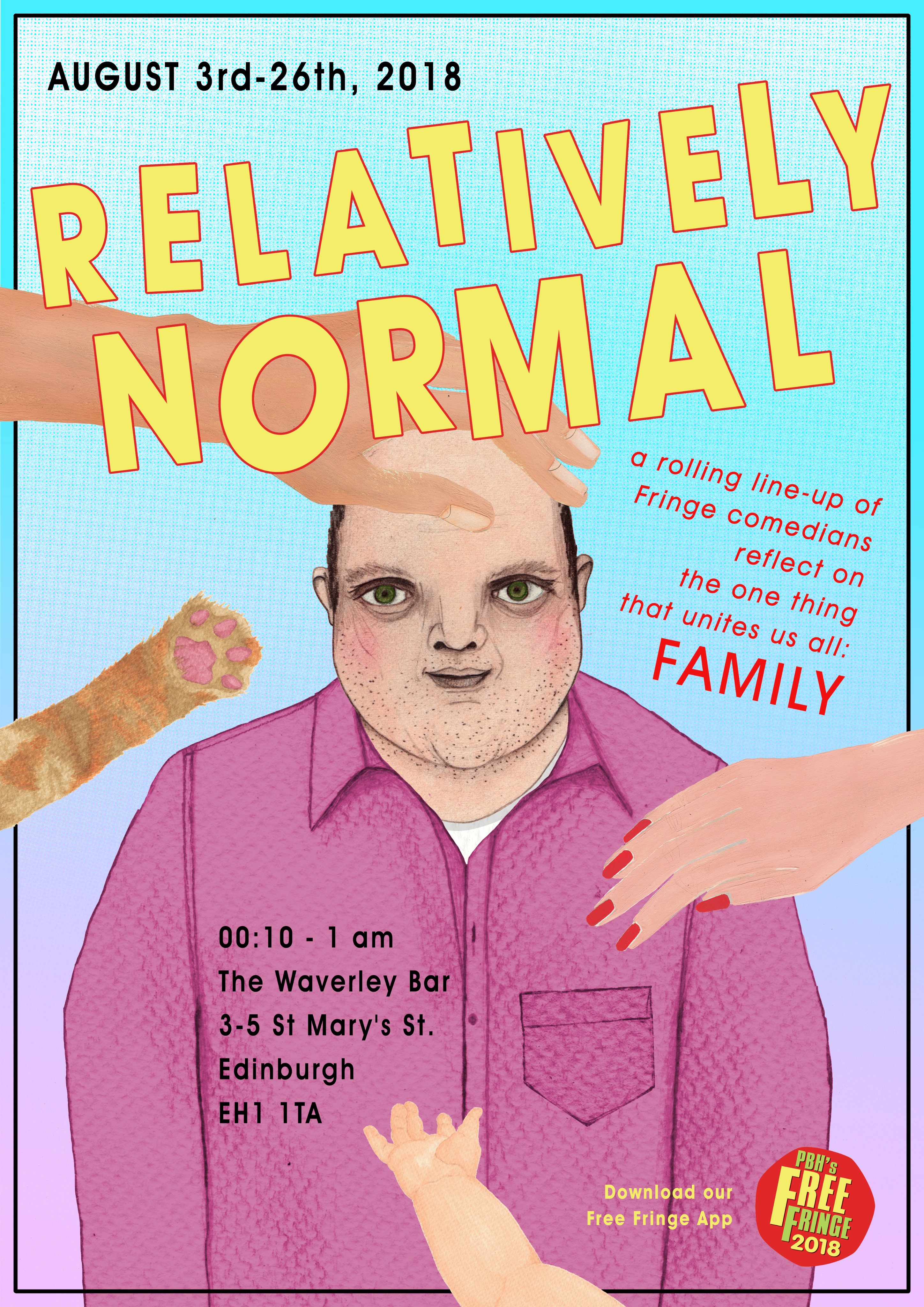 The poster for Relatively Normal