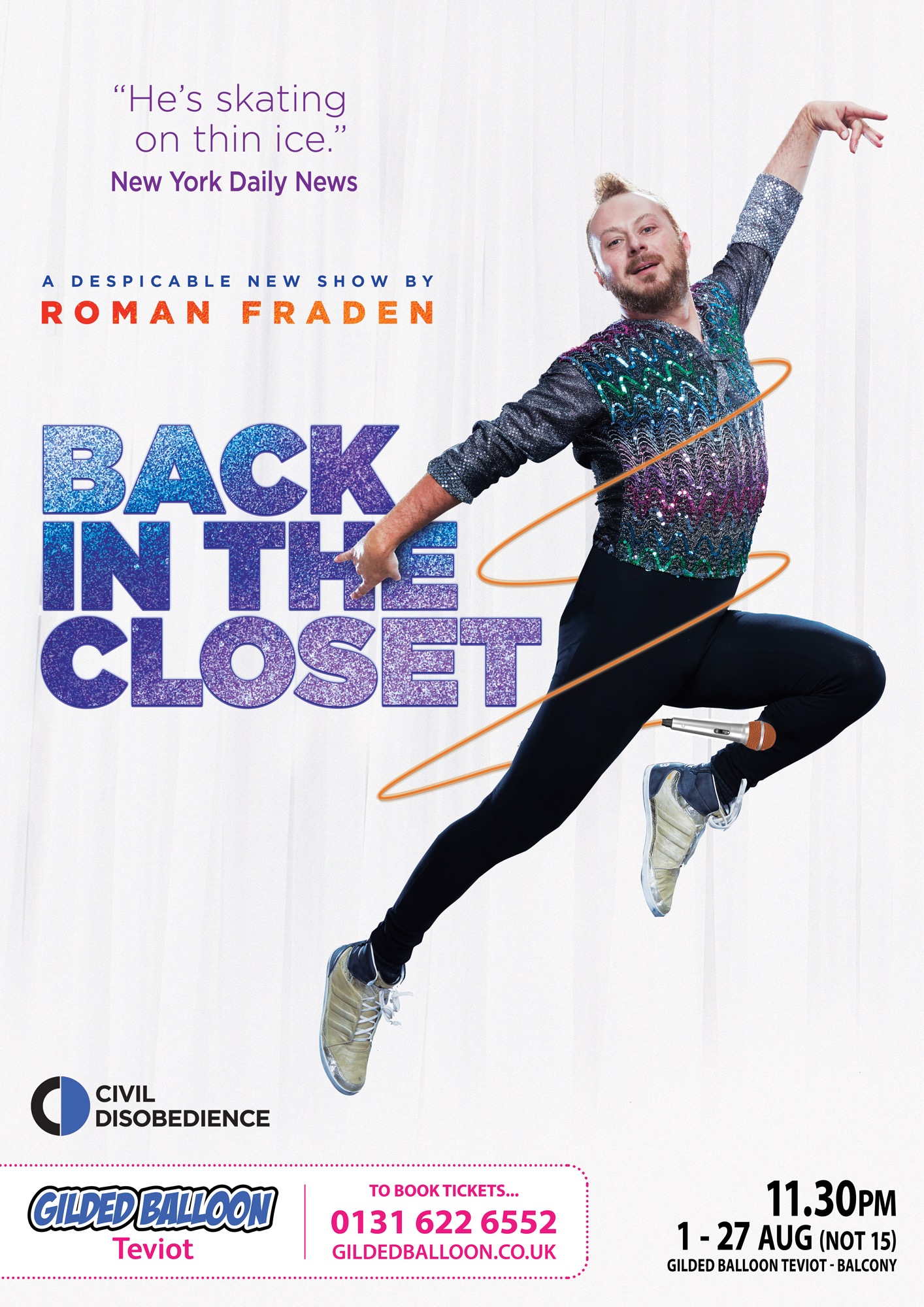 The poster for Roman Fraden: Back in the Closet