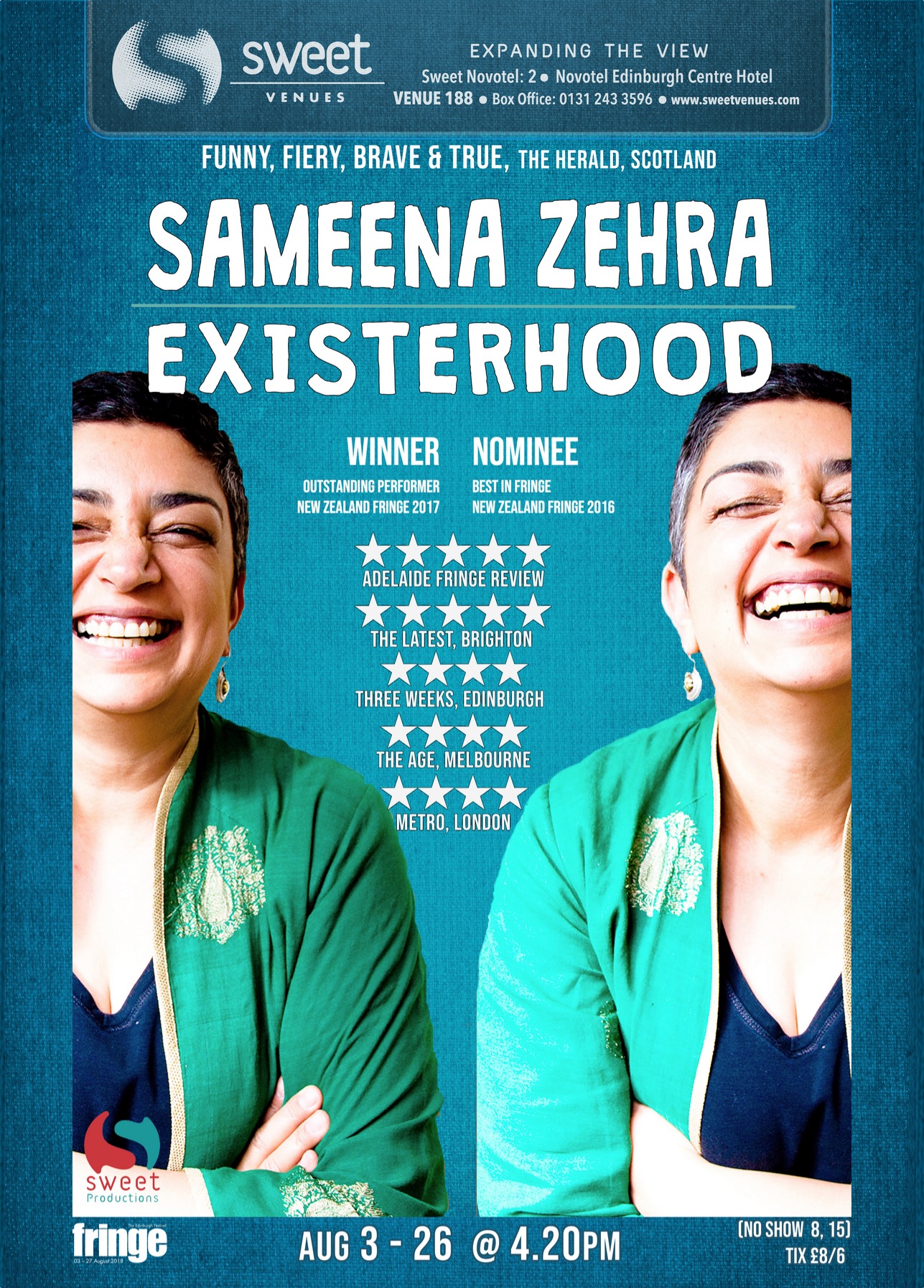 The poster for Sameena Zehra: Existerhood