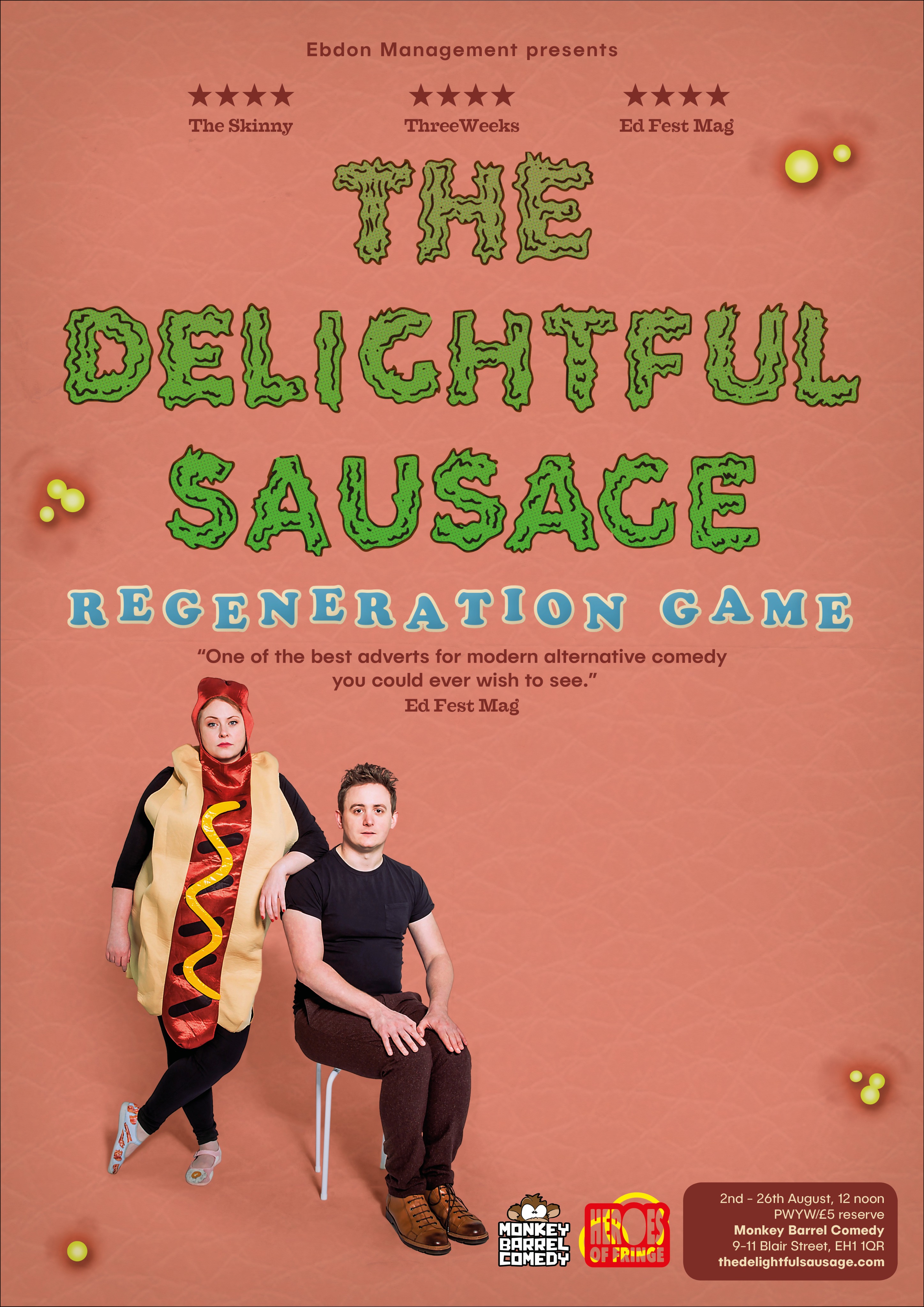 The poster for The Delightful Sausage: Regeneration Game