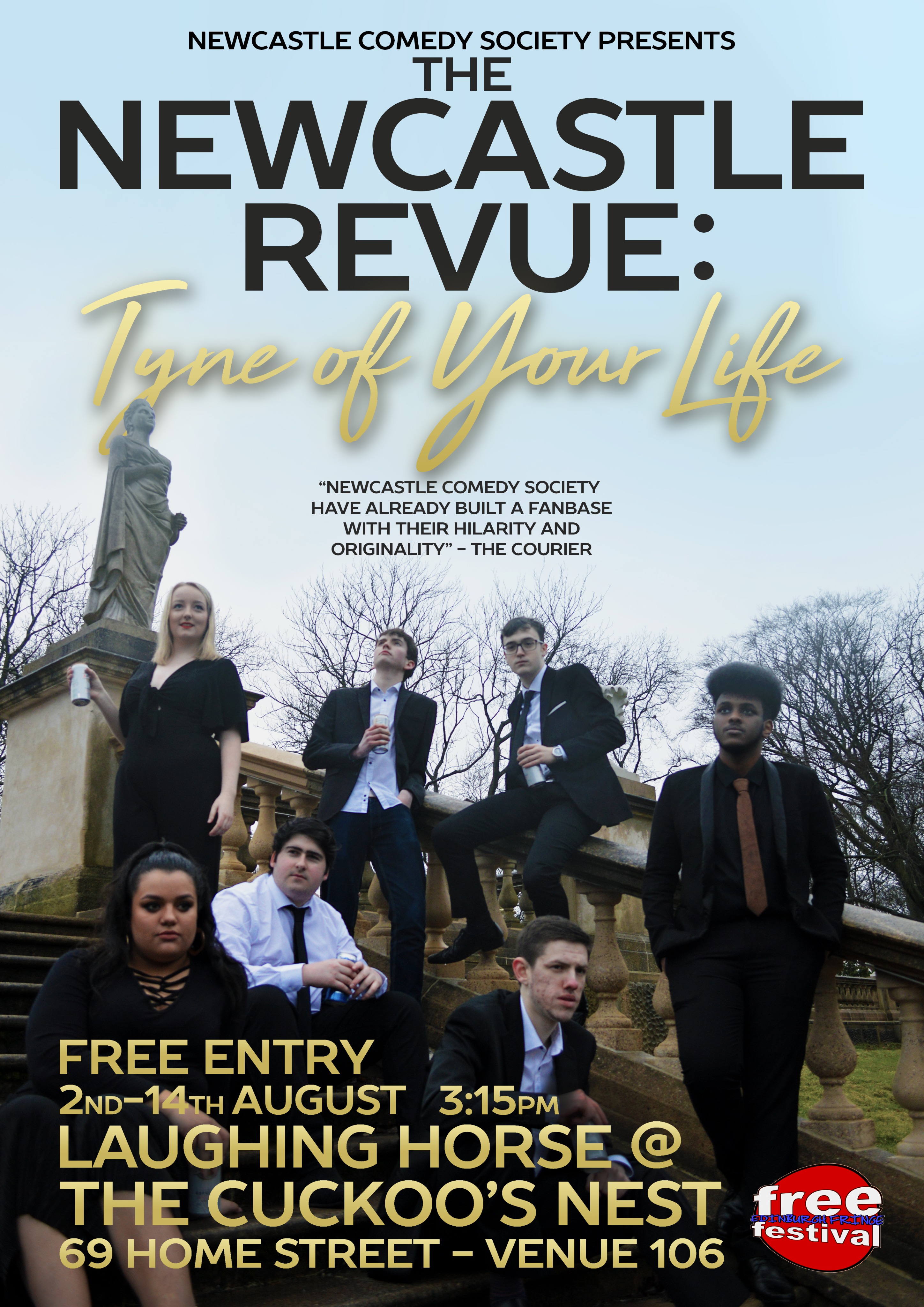 The poster for The Newcastle Revue: Tyne of Your Life