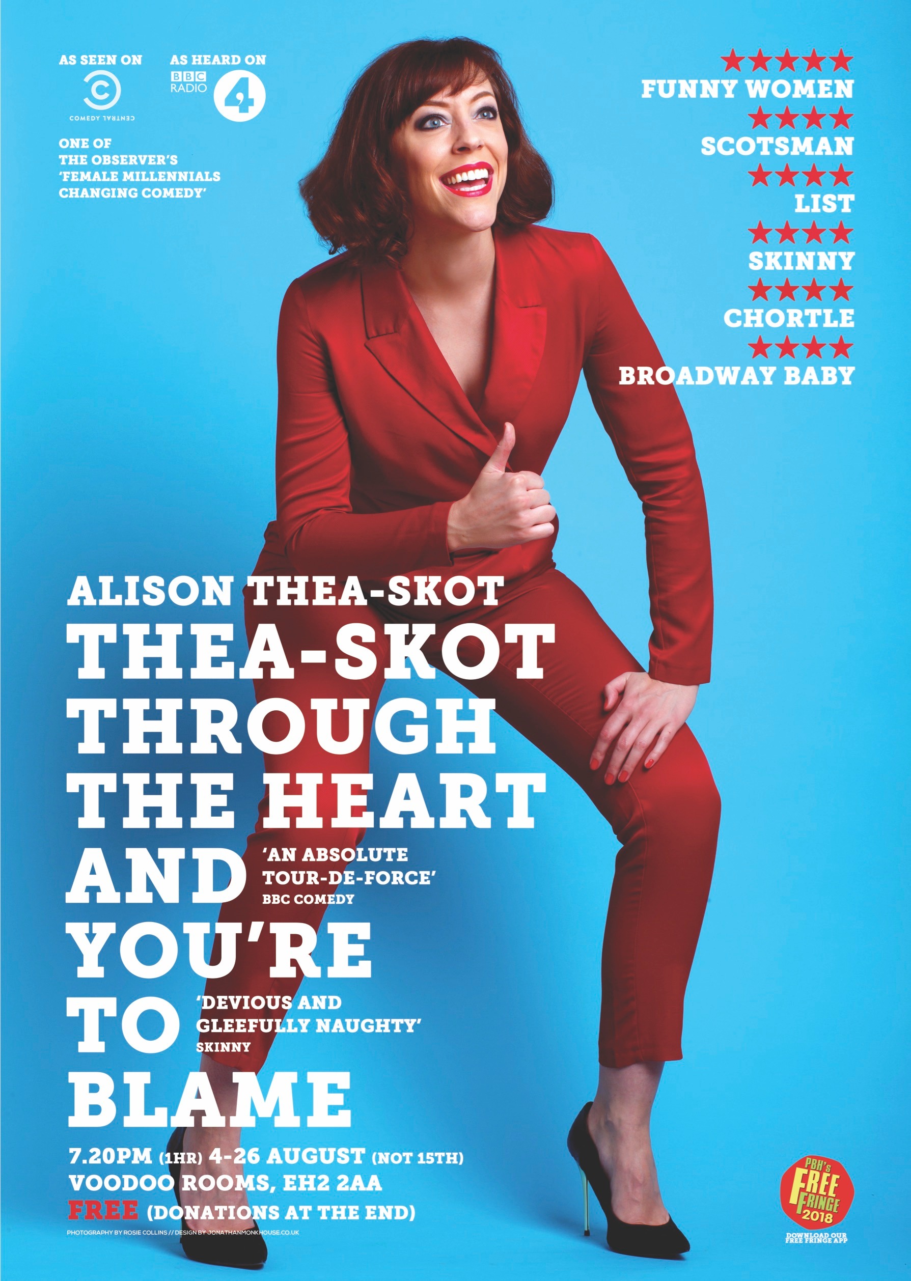 The poster for Thea-Skot Through the Heart and You're to Blame