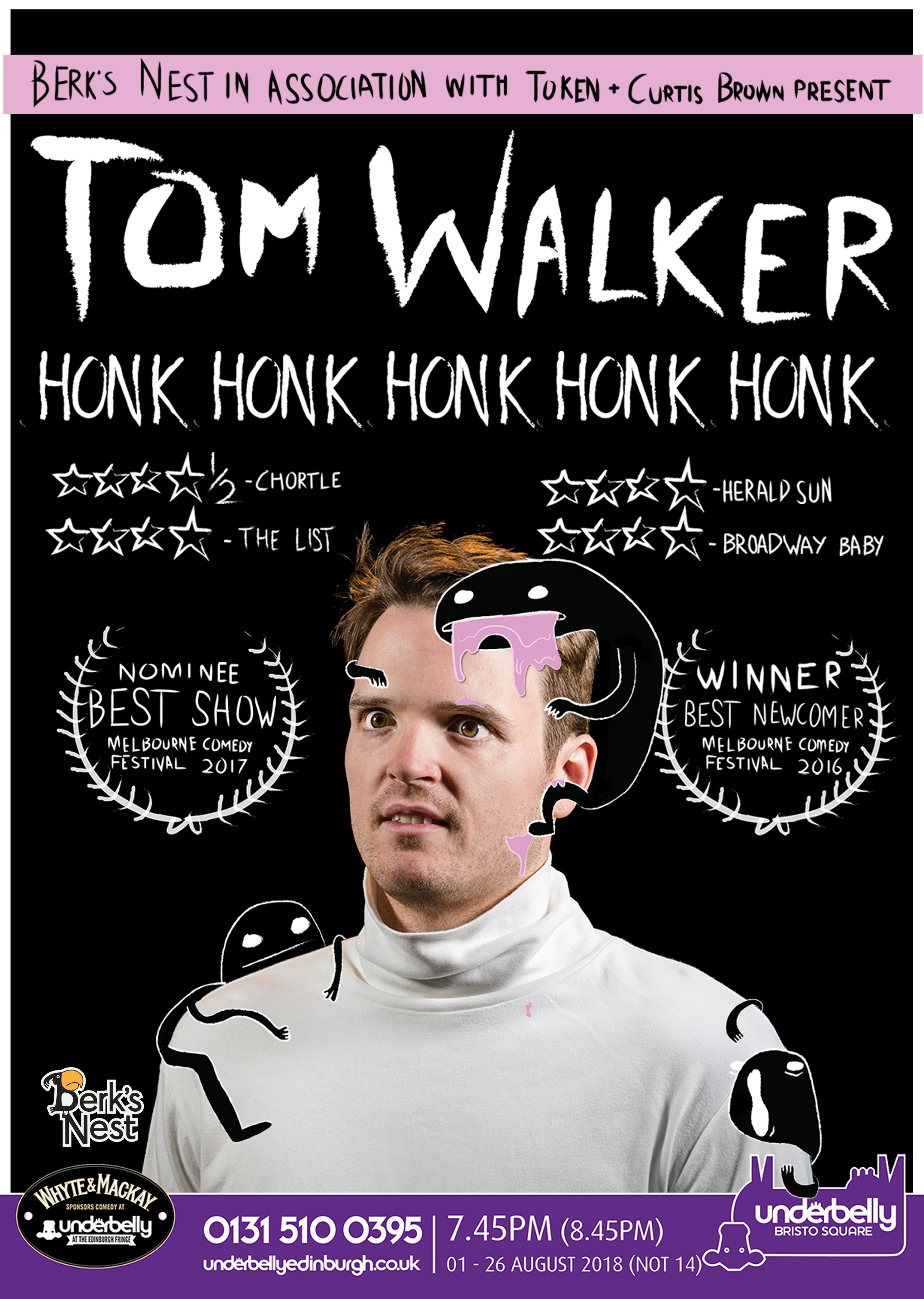 The poster for Tom Walker: Honk Honk Honk Honk Honk
