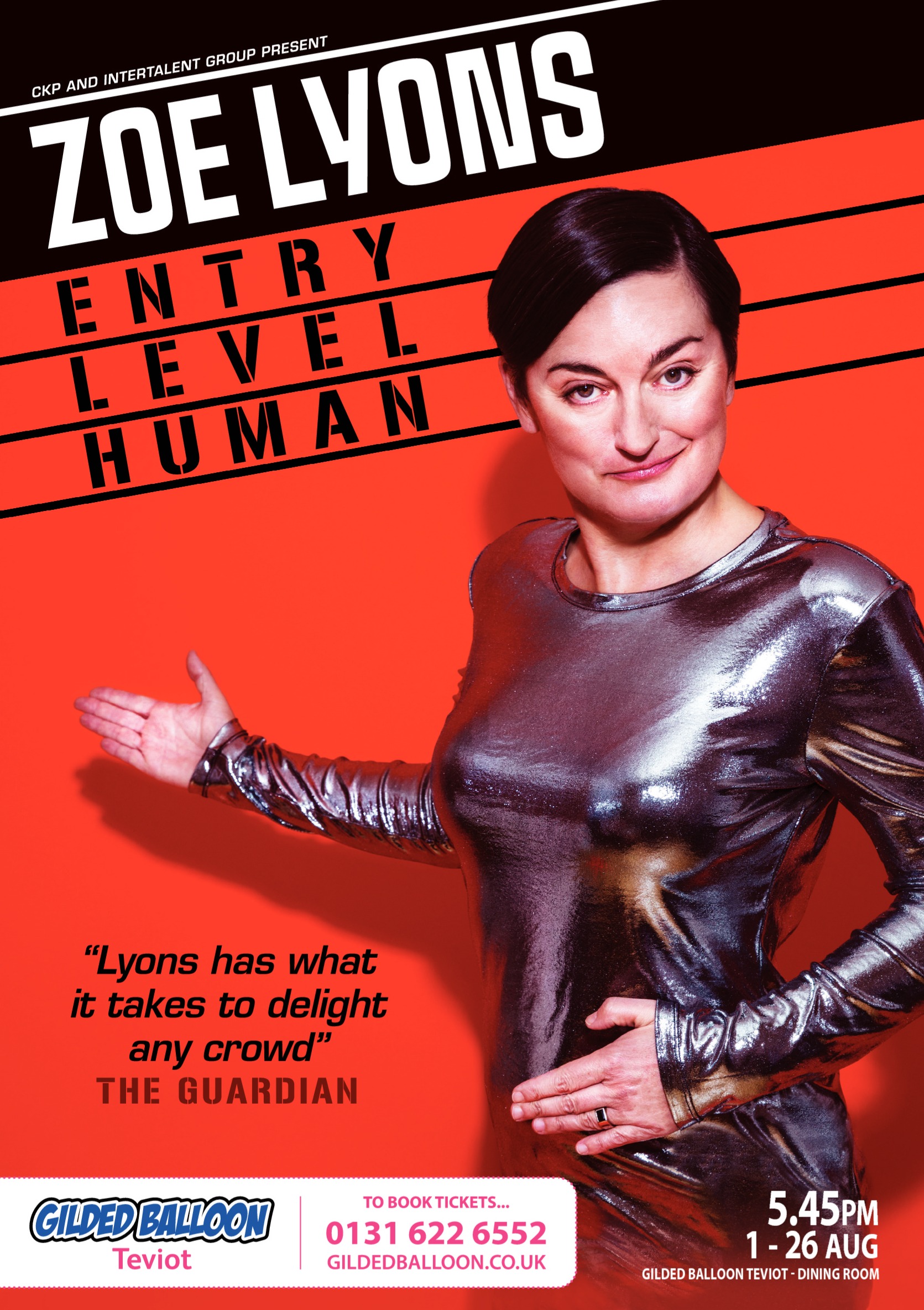 The poster for Zoe Lyons: Entry Level Human