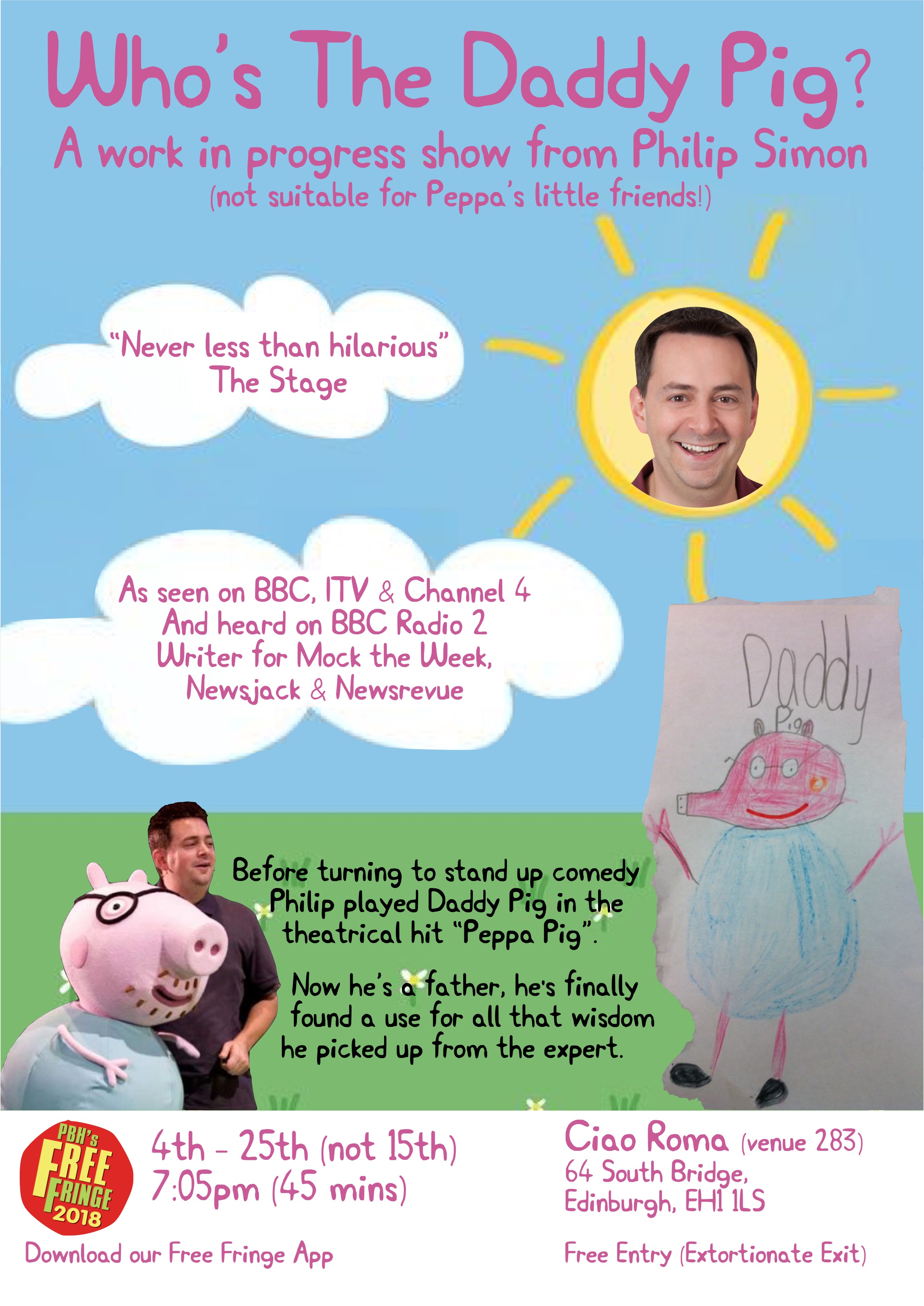 The poster for Who's the Daddy Pig?