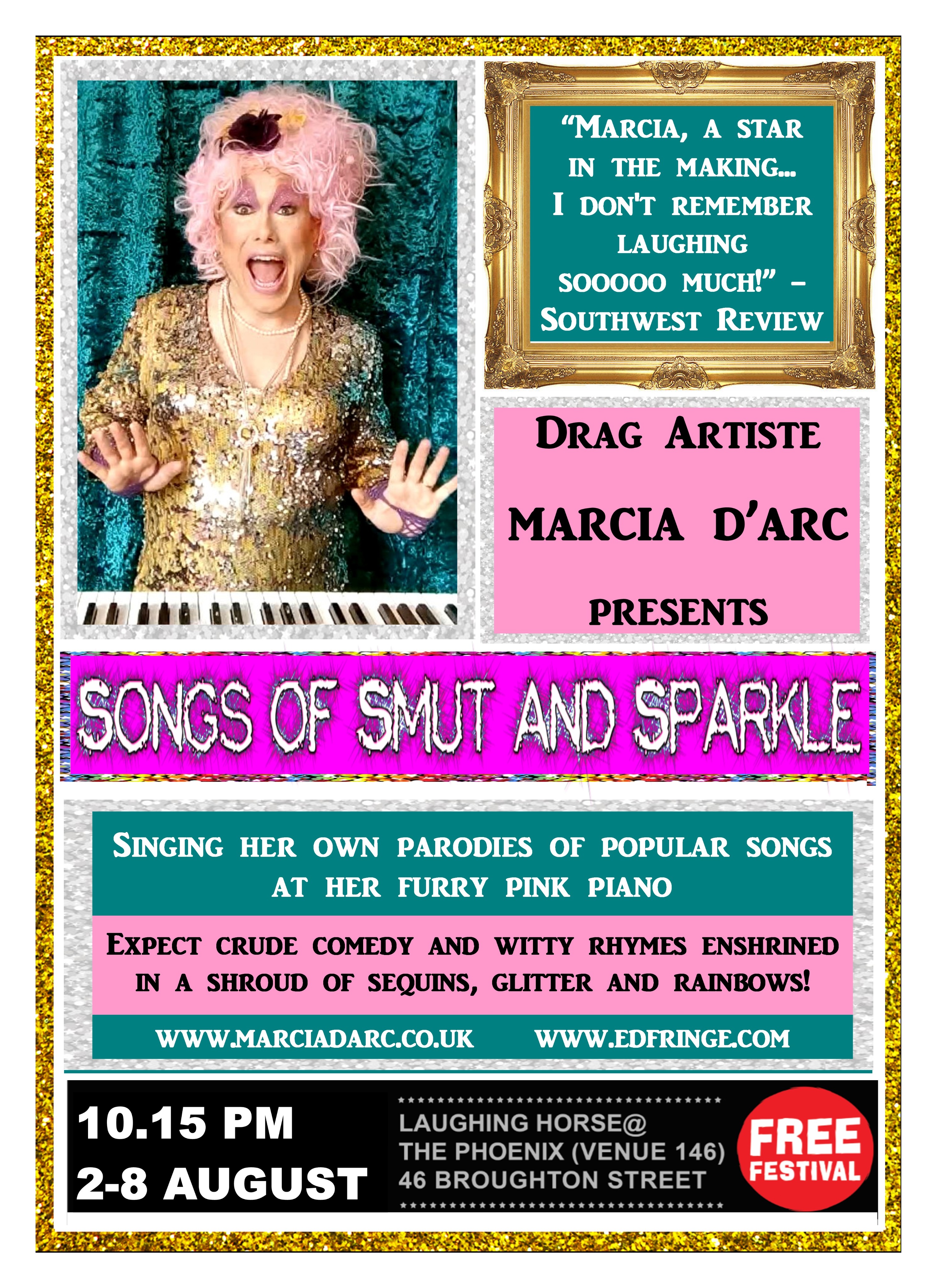 The poster for Songs Of Smut And Sparkle