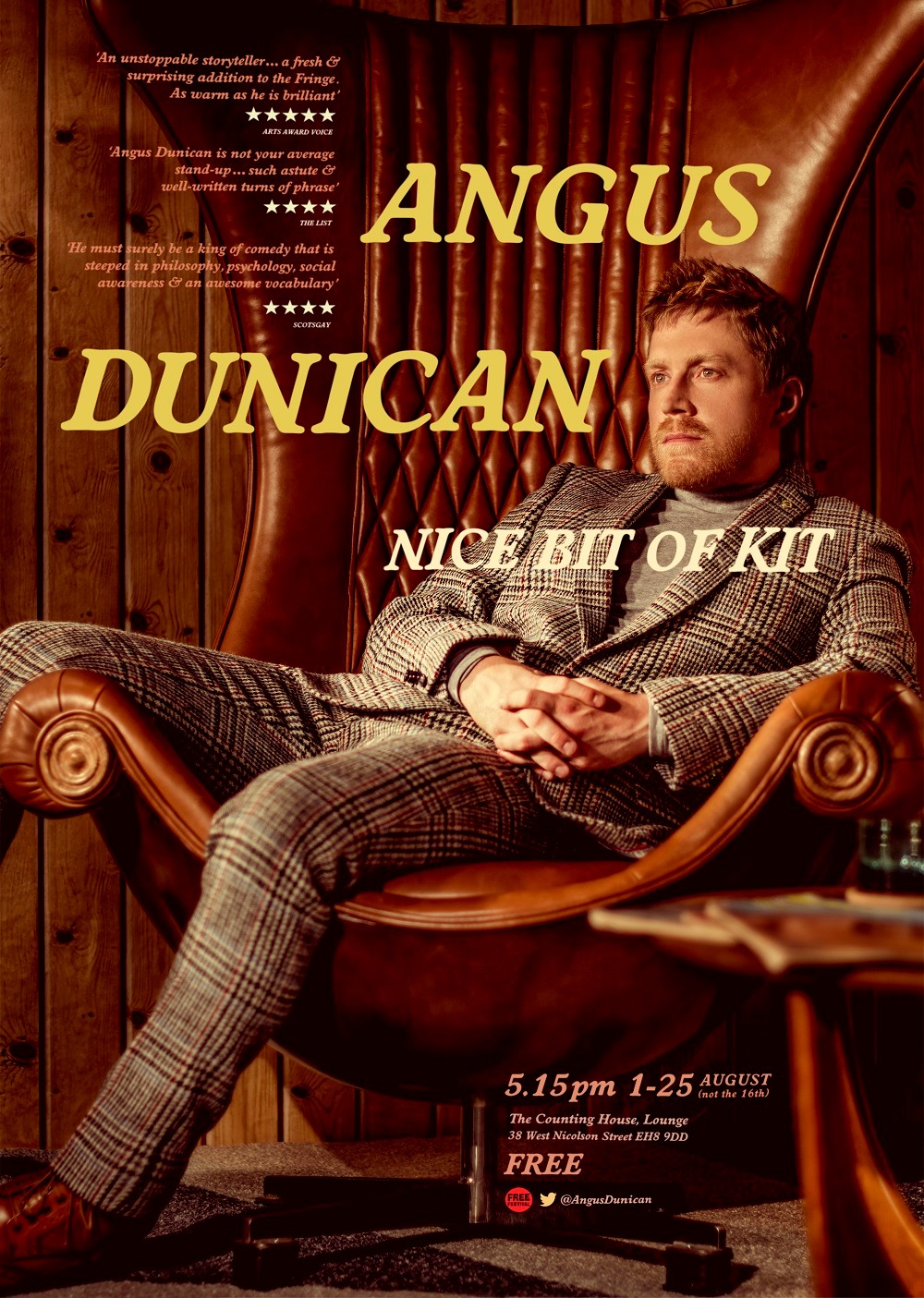 The poster for Angus Dunican: Nice Bit of Kit