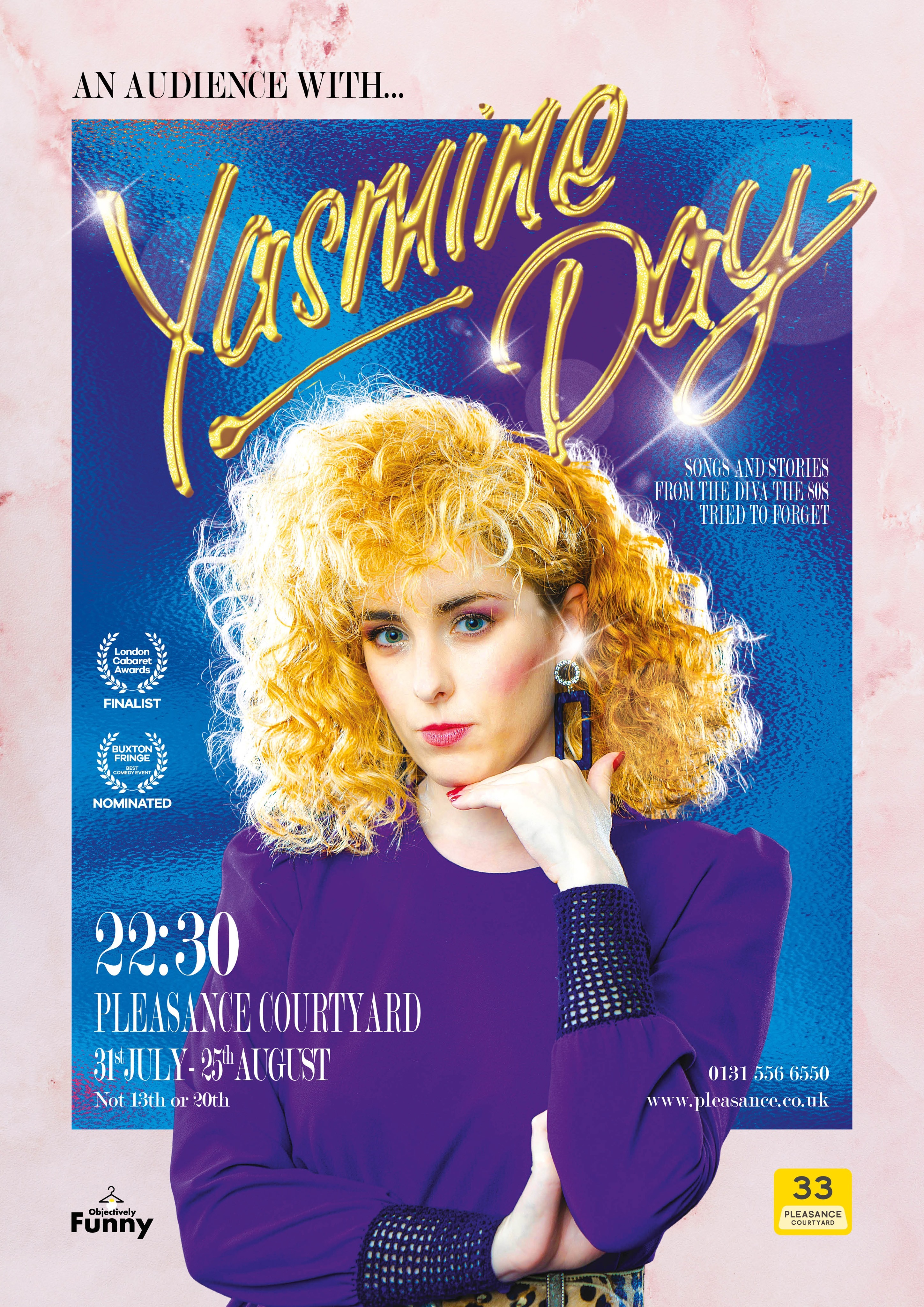 The poster for An Audience with Yasmine Day