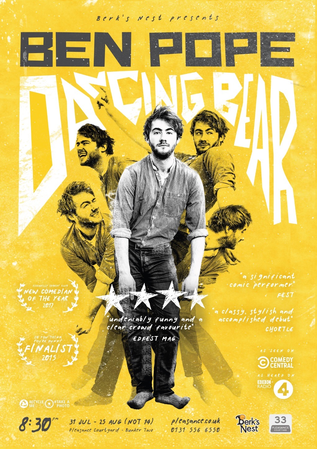 The poster for Ben Pope: Dancing Bear