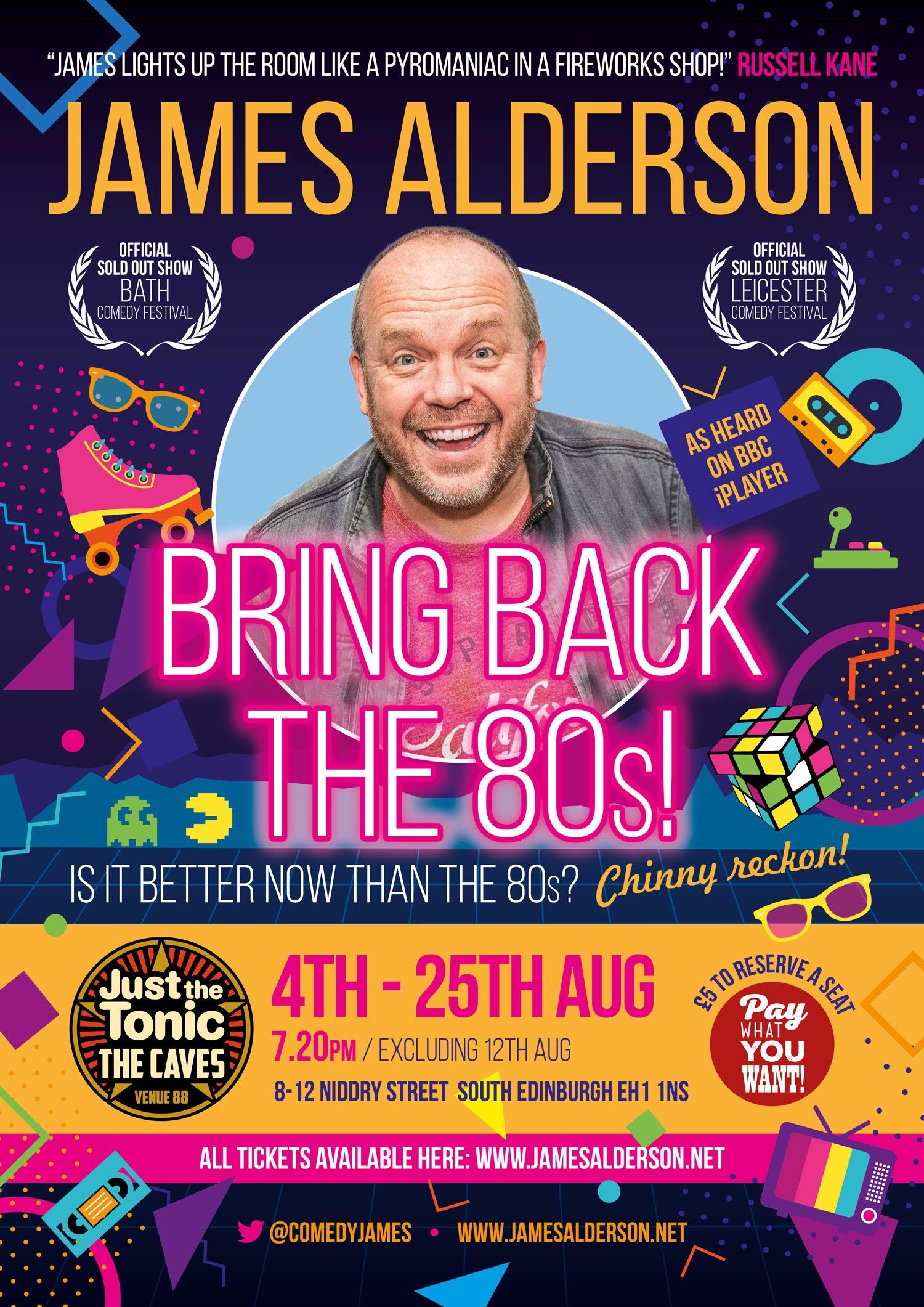 The poster for Bring Back the 80s
