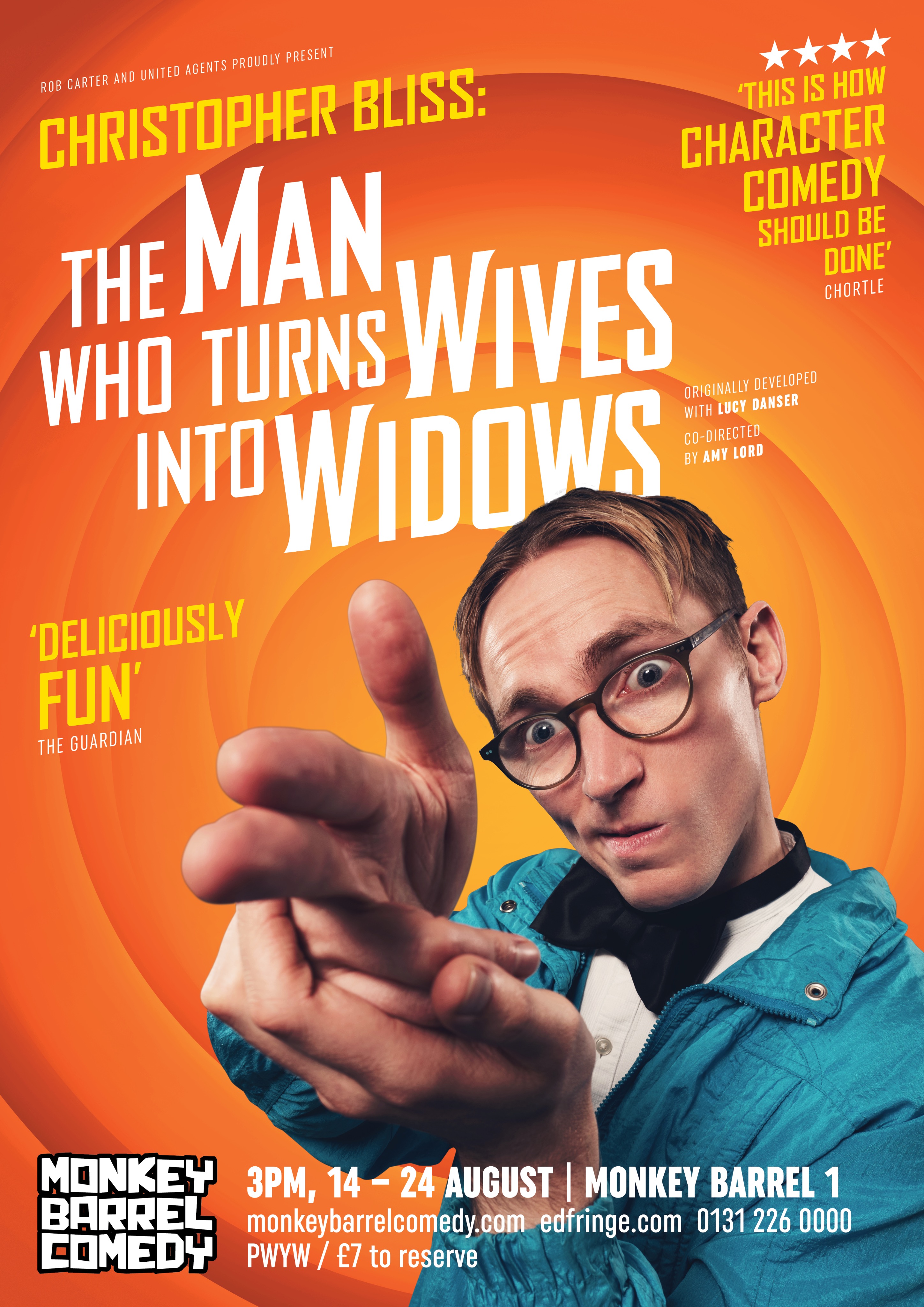 The poster for Christopher Bliss: The Man Who Turns Wives Into Widows