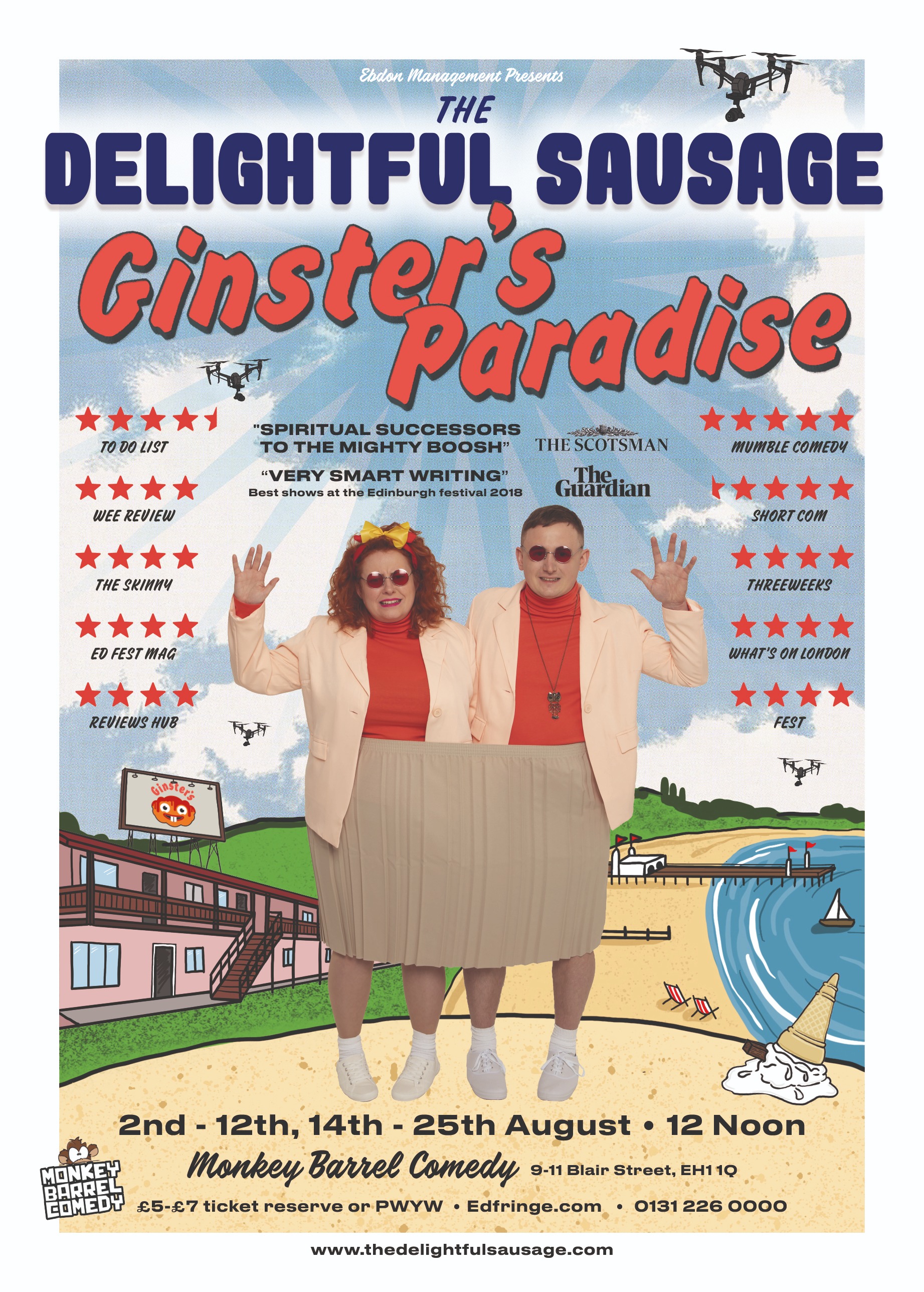 The poster for The Delightful Sausage: Ginster's Paradise