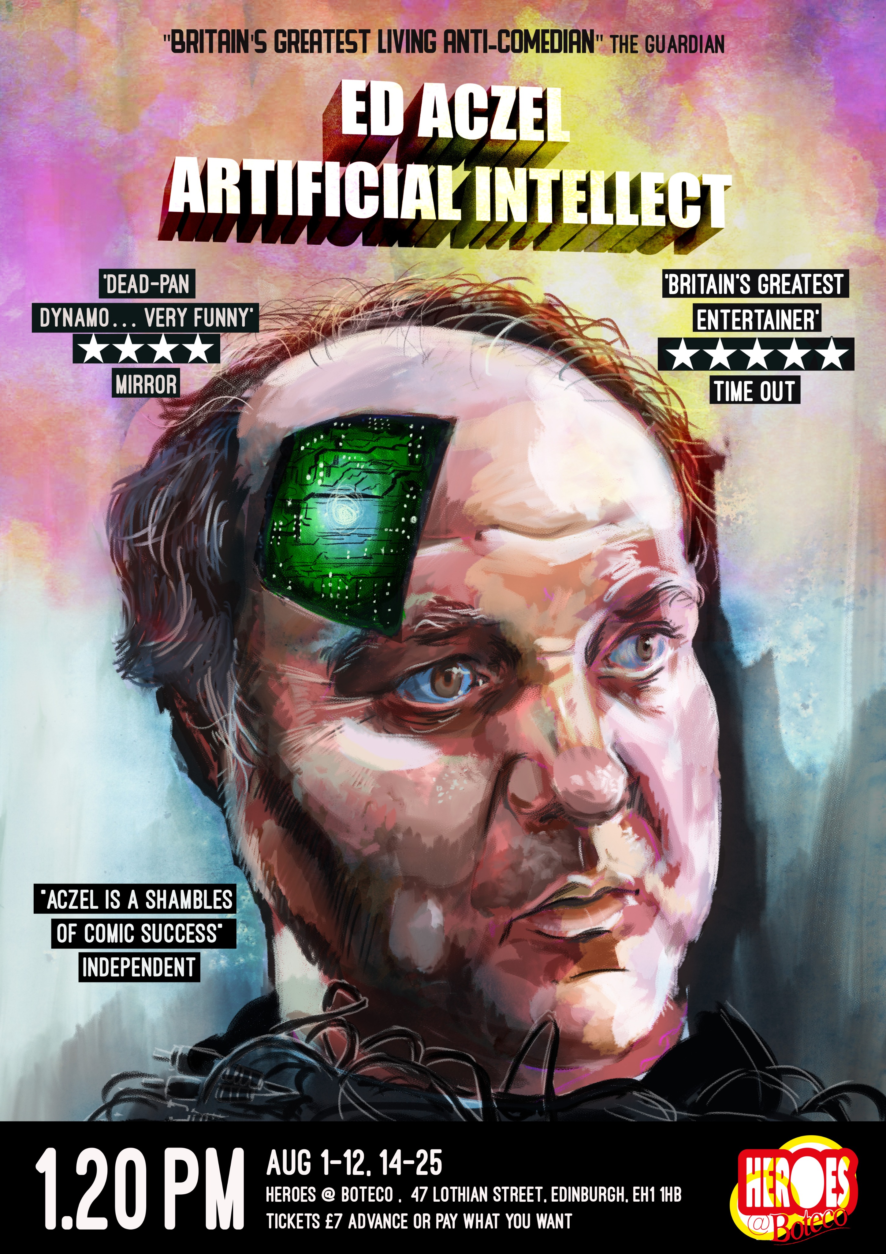 The poster for Edward Aczel - Artificial Intellect