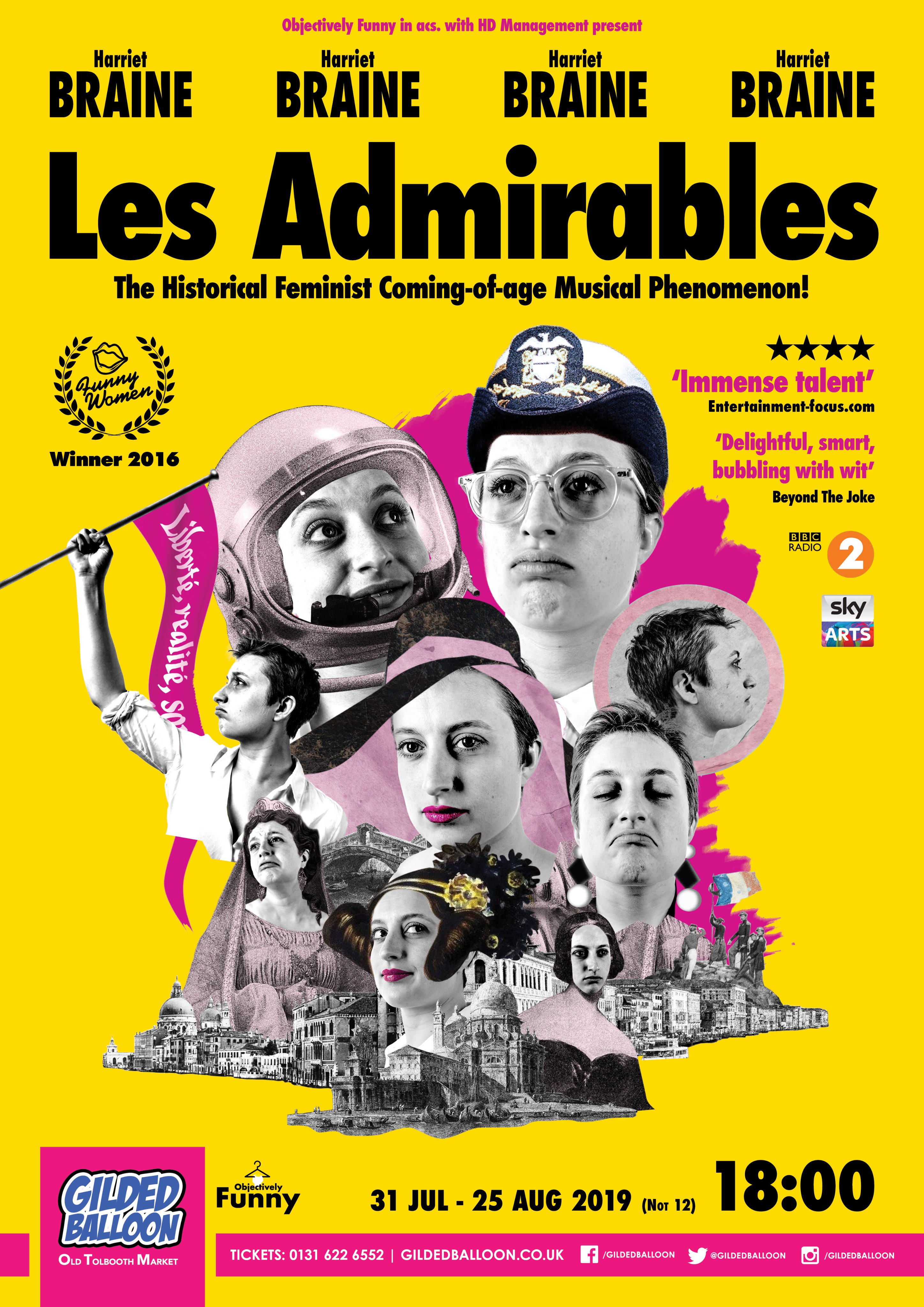 The poster for Harriet Braine: Les Admirables