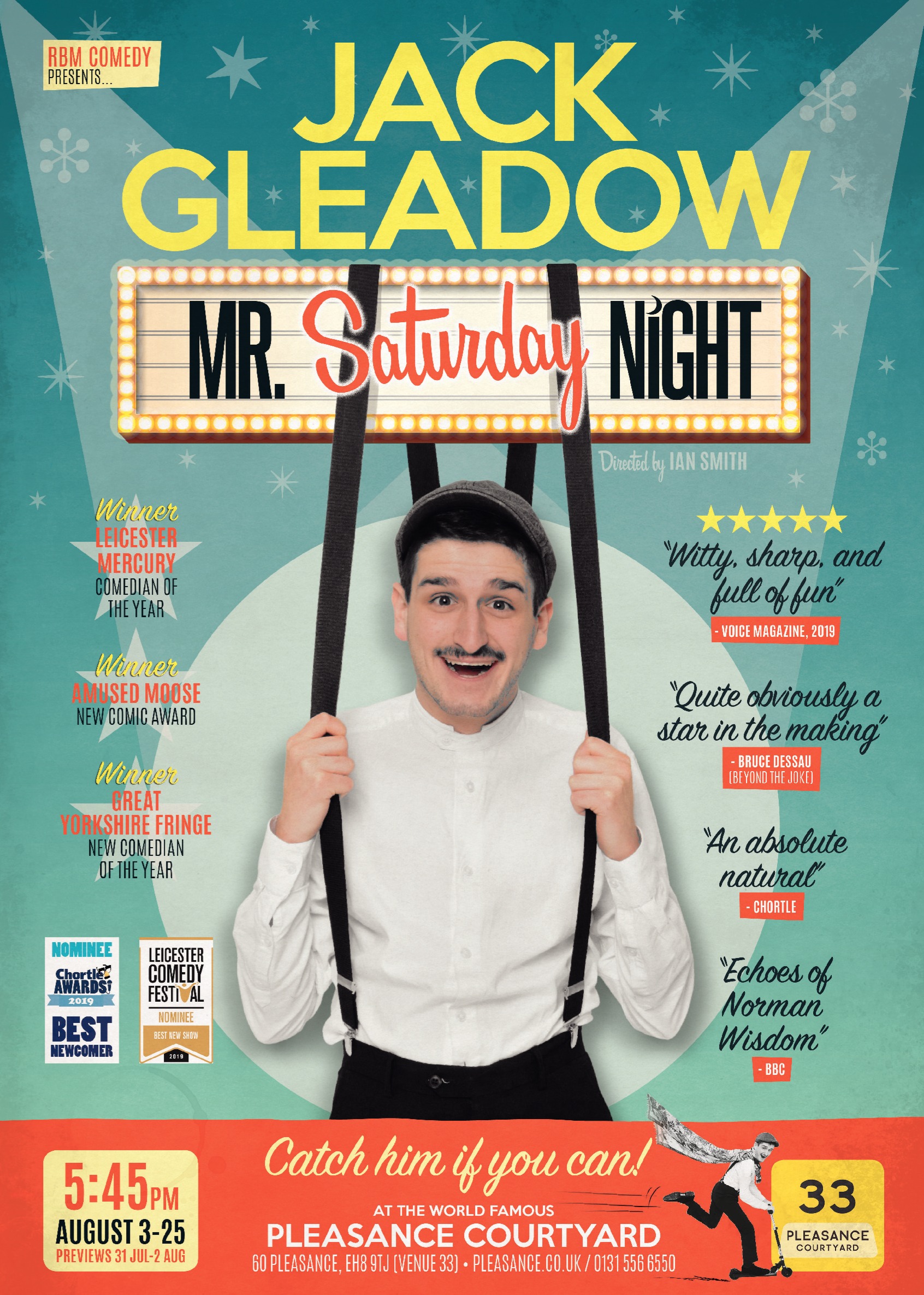 The poster for Jack Gleadow: Mr Saturday Night
