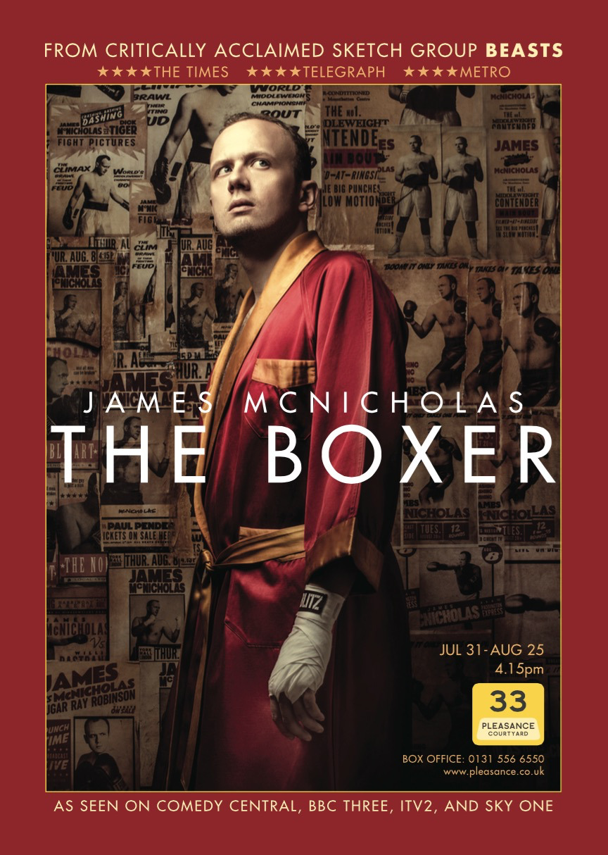 The poster for James McNicholas: The Boxer