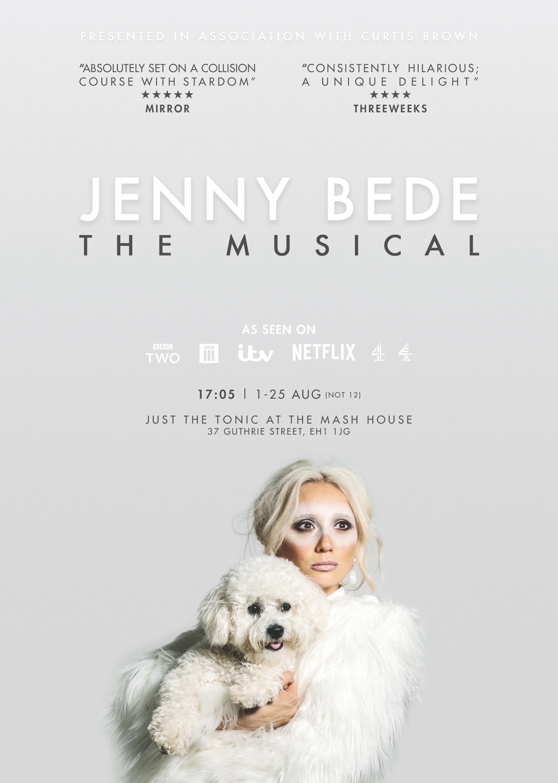 The poster for Jenny Bede: The Musical