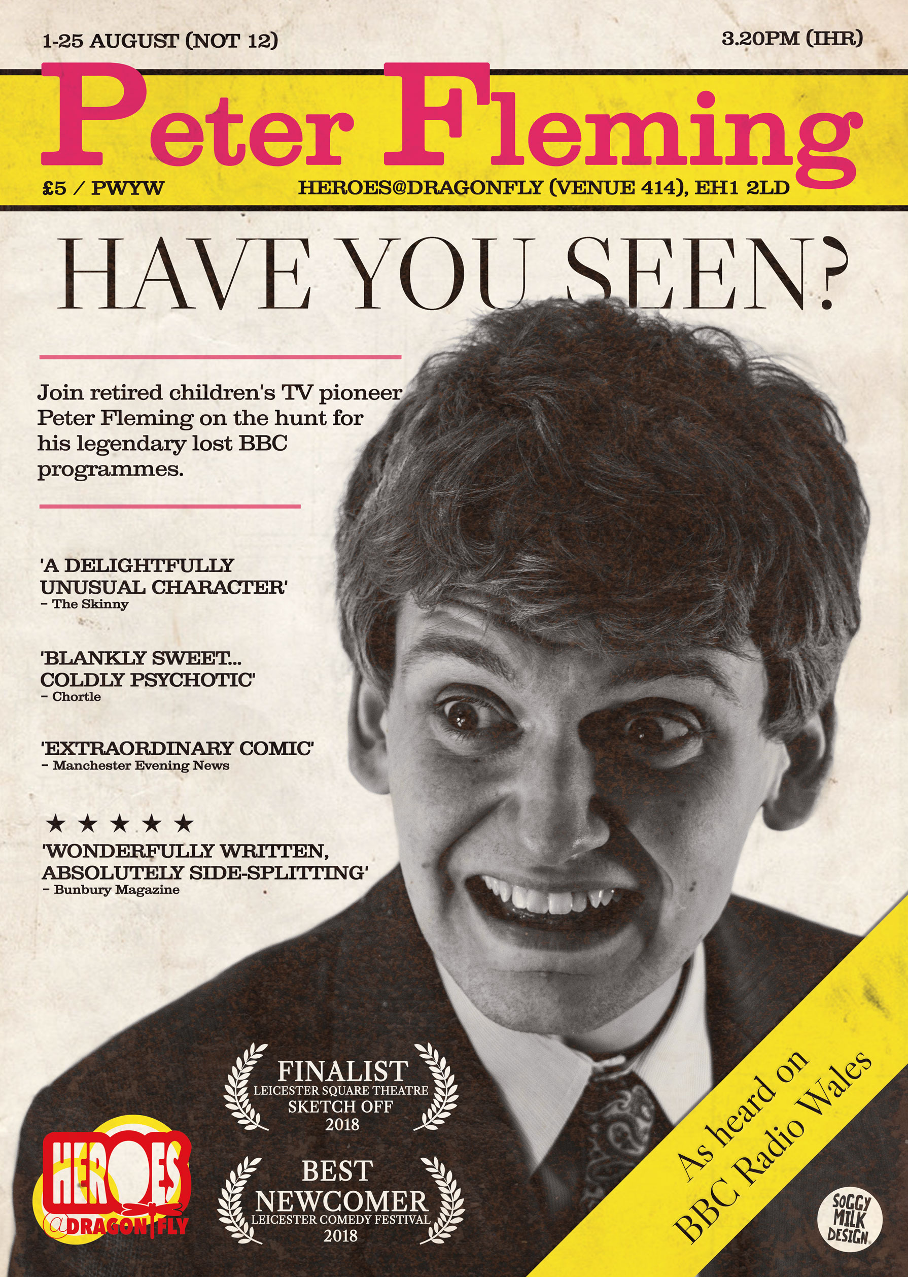 The poster for Peter Fleming: Have You Seen?