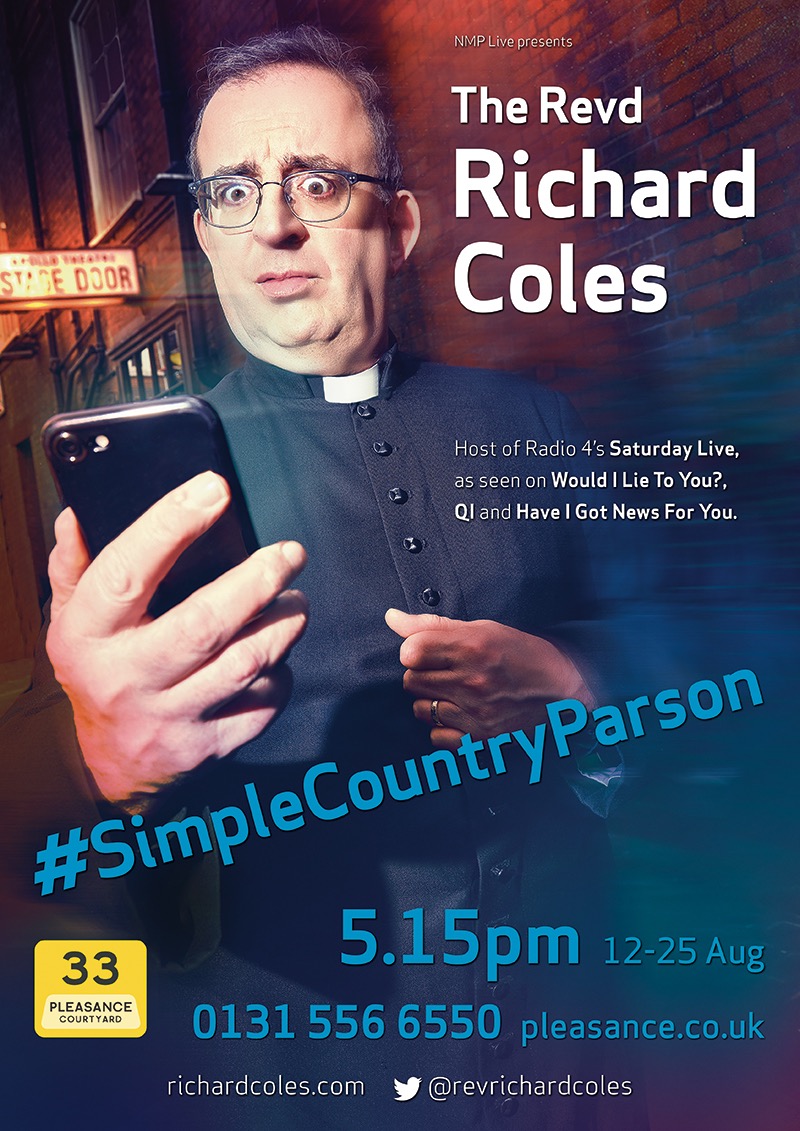 The poster for Reverend Richard Coles: #SimpleCountryParson